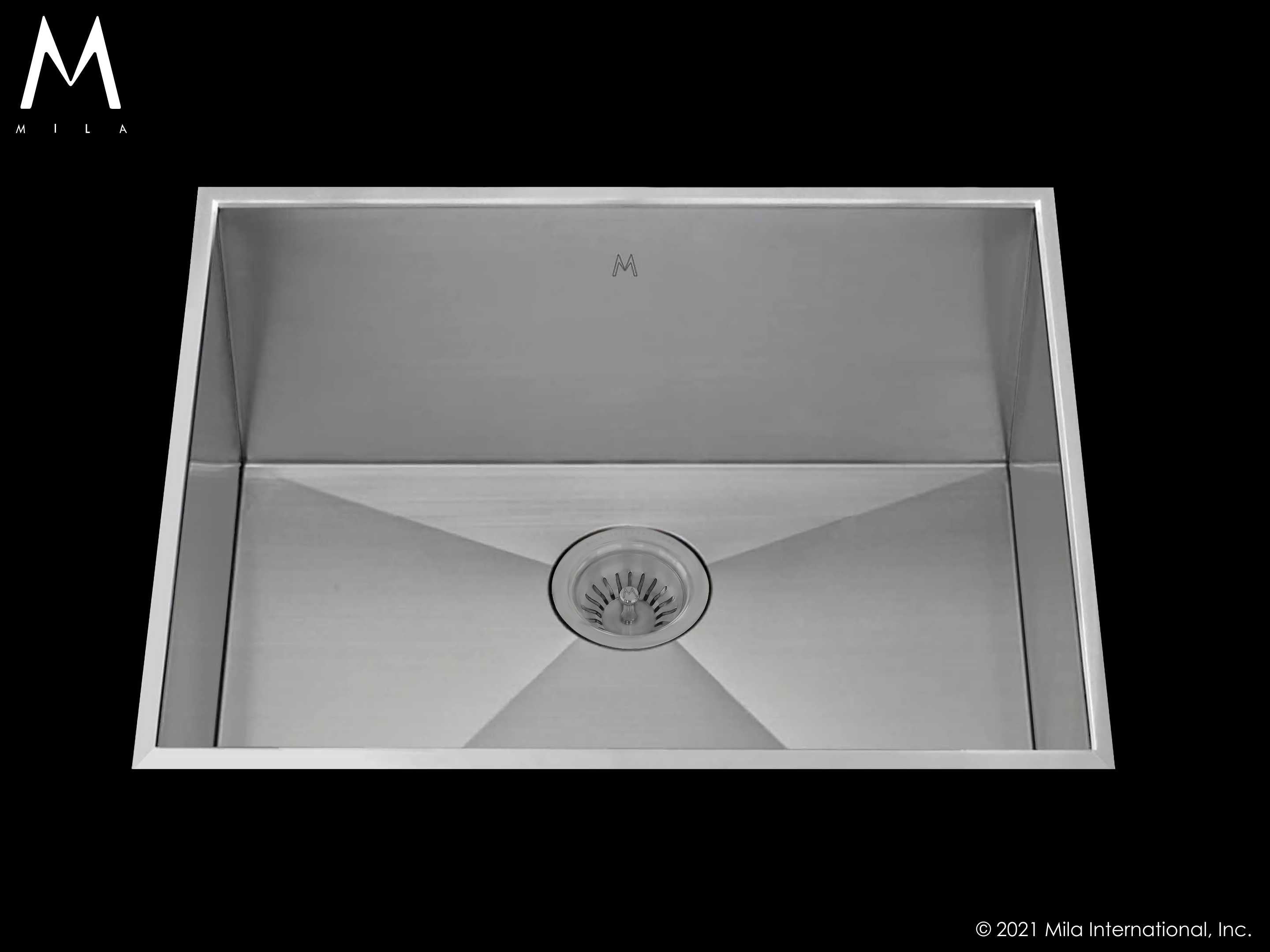 satin brushed ss kitchen sink