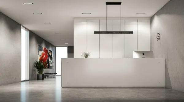 white recessed