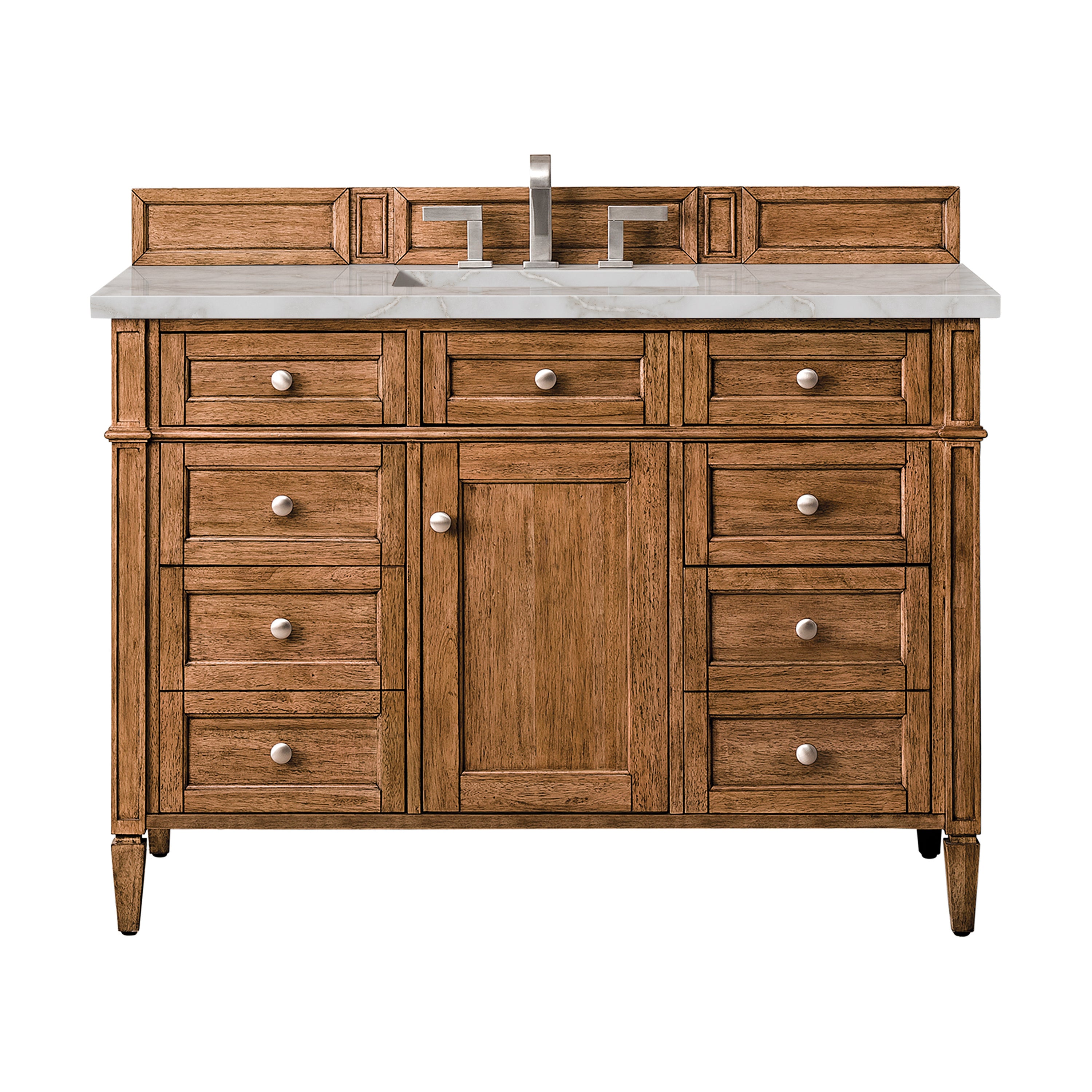 James Martin Vanities Brittany 48" Single Vanity - Saddle Brown
