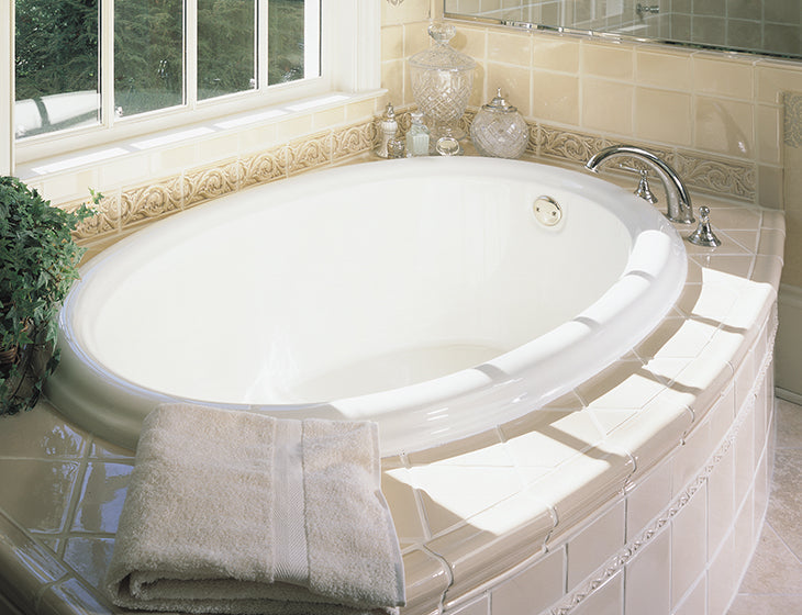 white bathtub