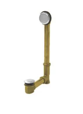 MTI Toe Tap W/Round Overflow W/Solid Brass Drain by MTI