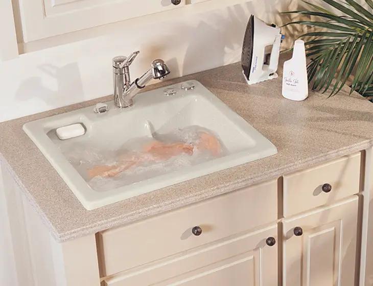 white sink