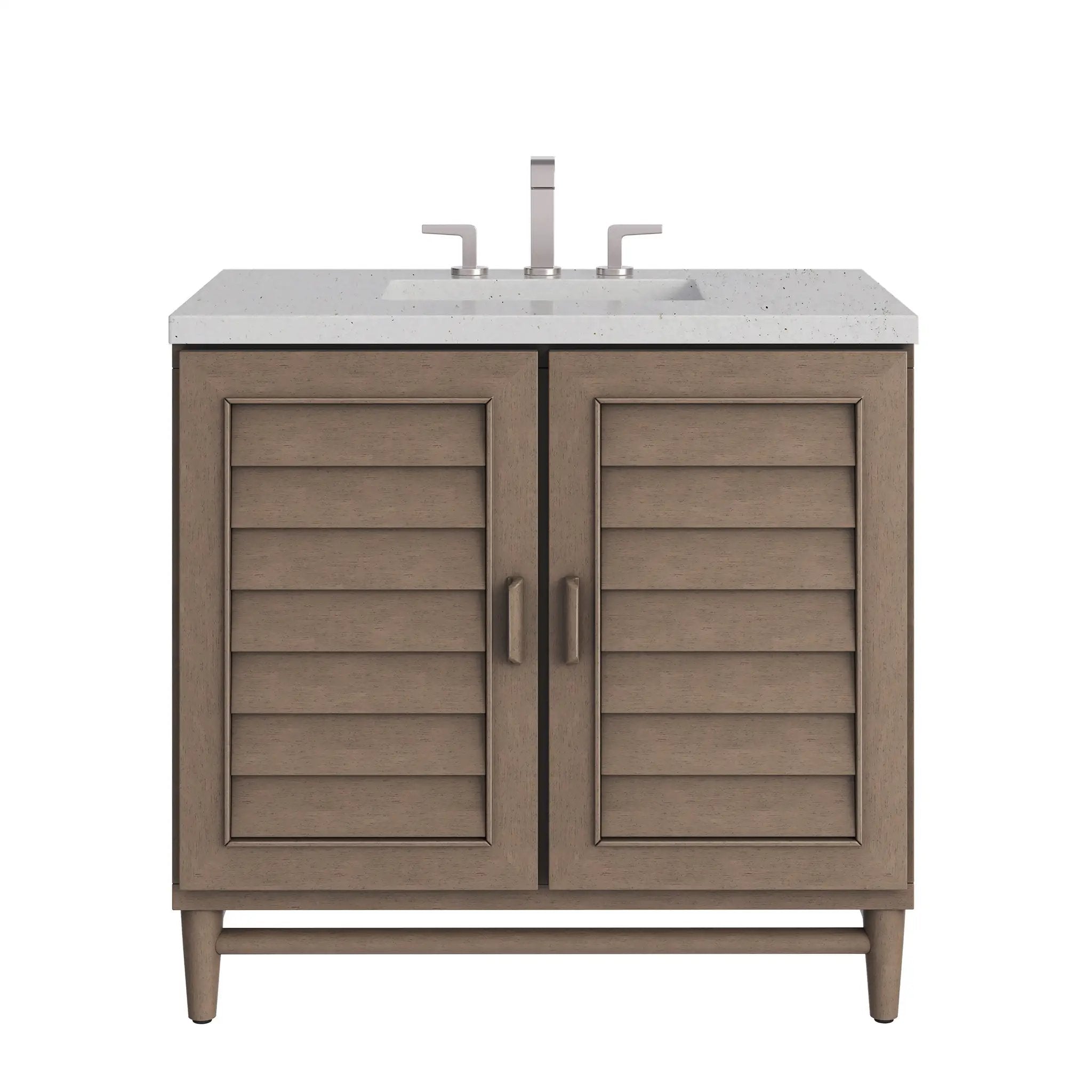 James Martin Portland 36" Single Vanity Set - Whitewashed Walnut by James Martin Vanities