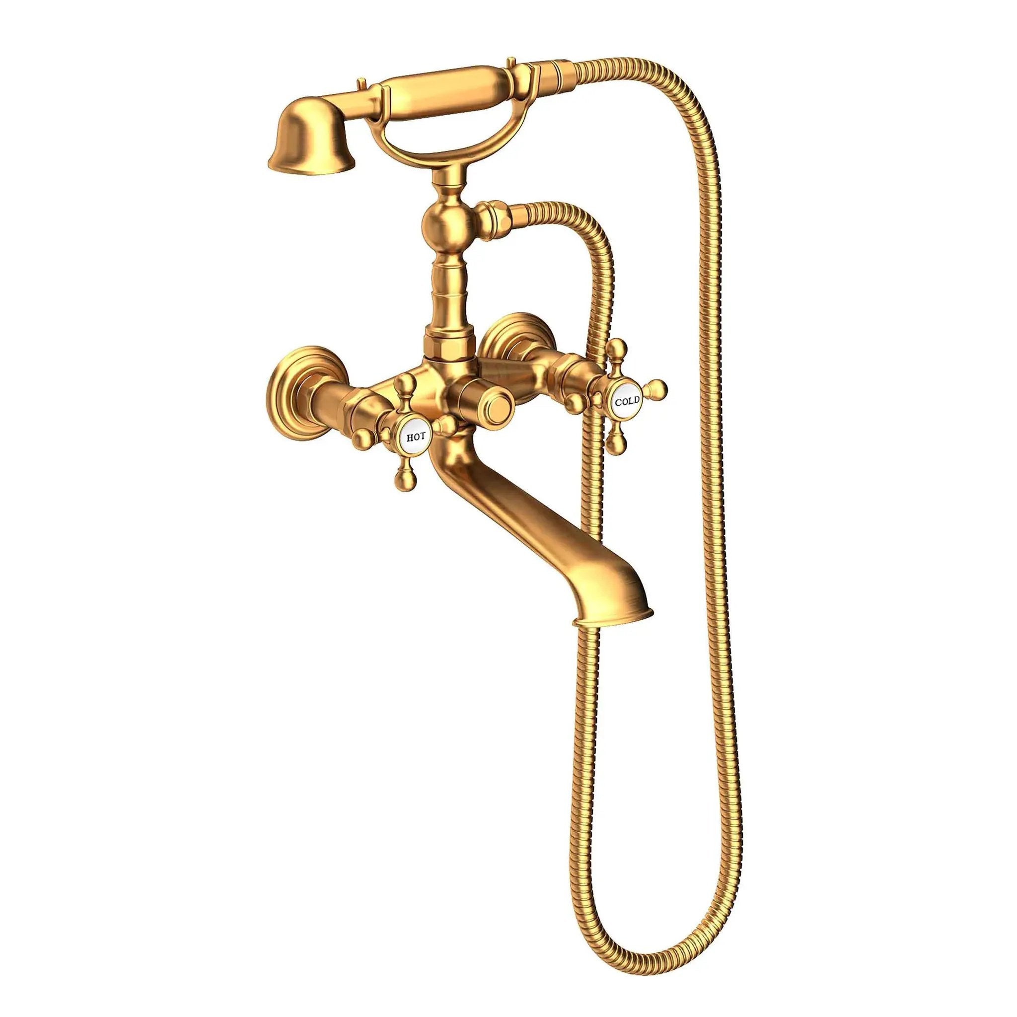 Newport Brass Astor Exposed Tub & Hand Shower Set - Wall Mount by Newport Brass