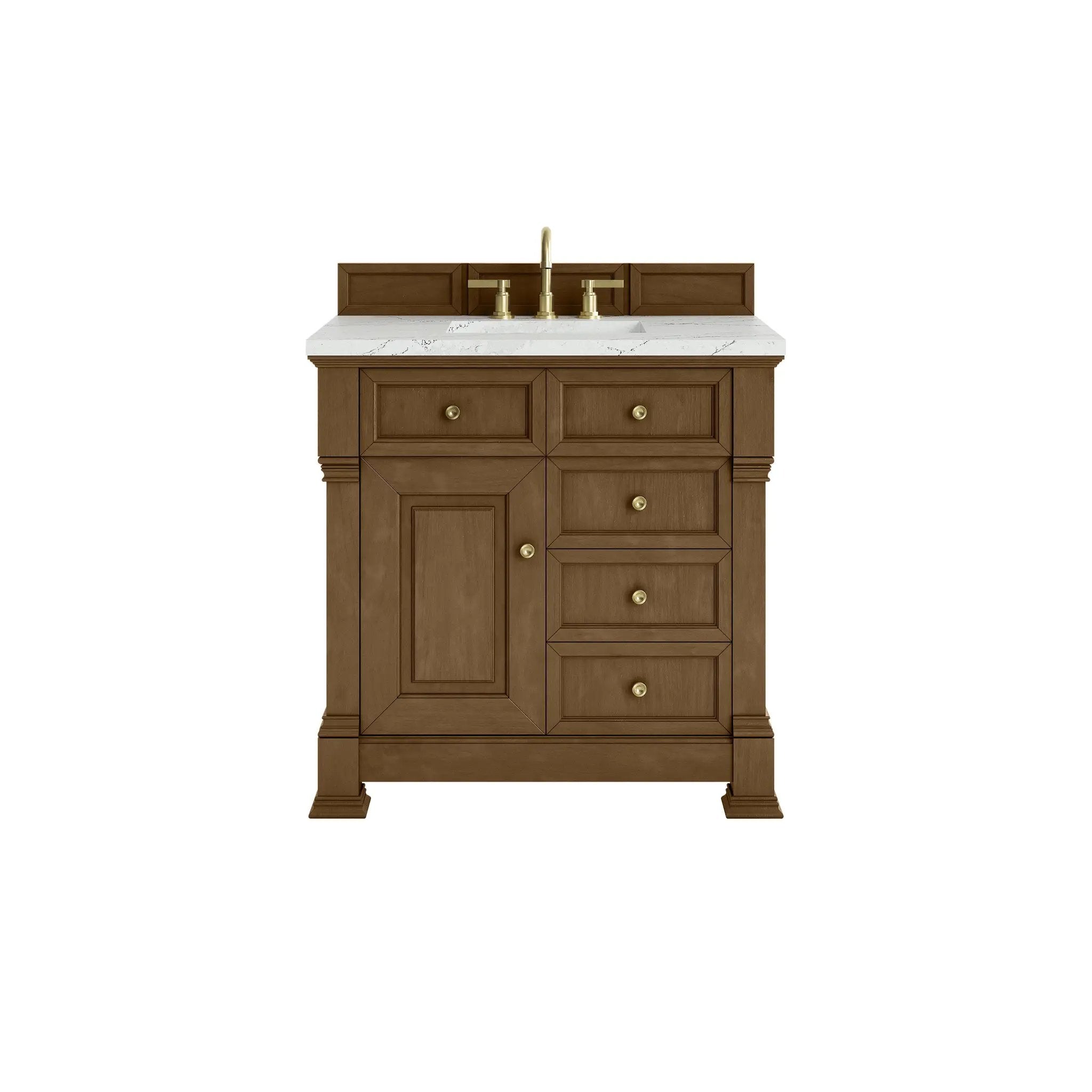 James Martin Brookfield 36" Single Vanity Set - Honey Oak by James Martin Vanities