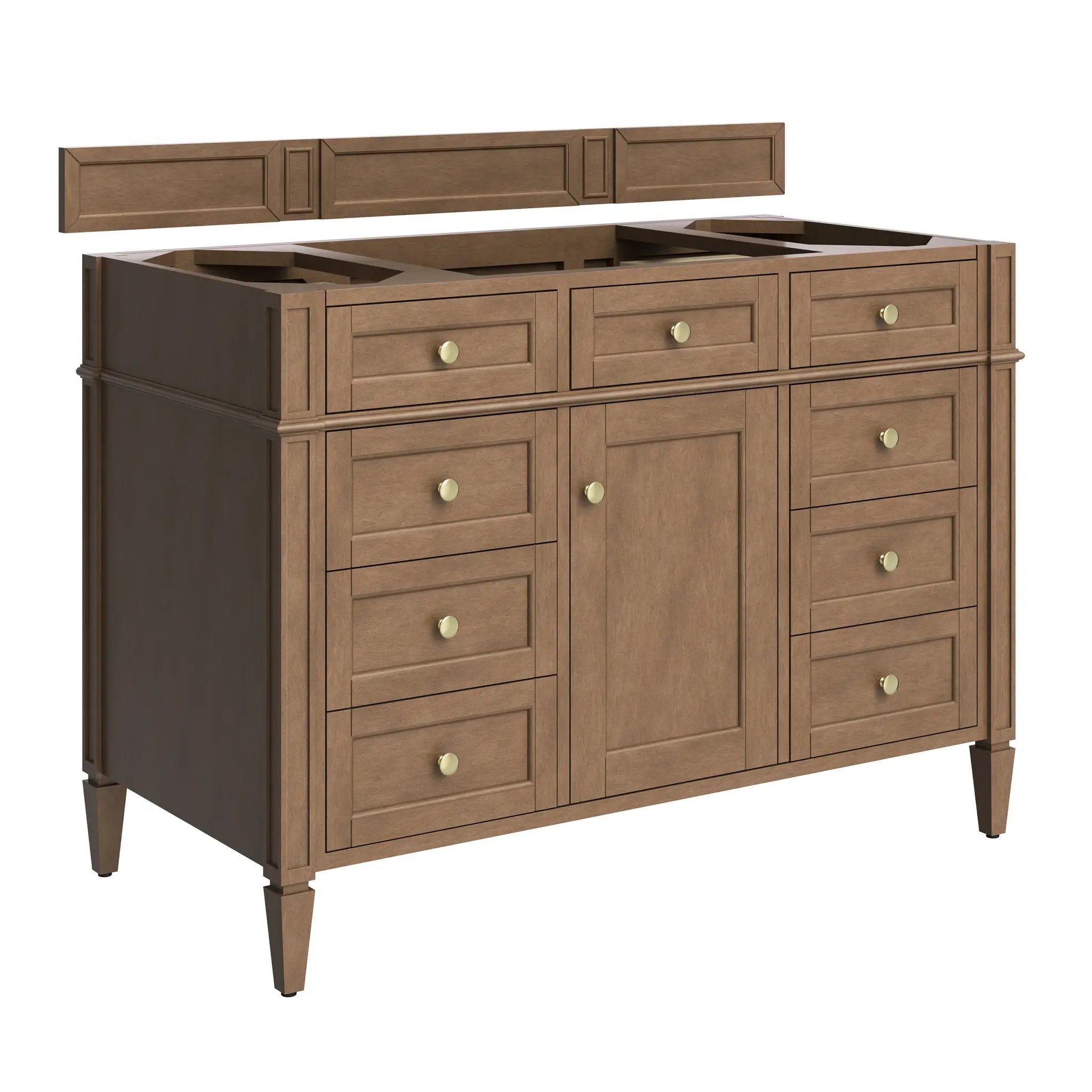 pecan vanity