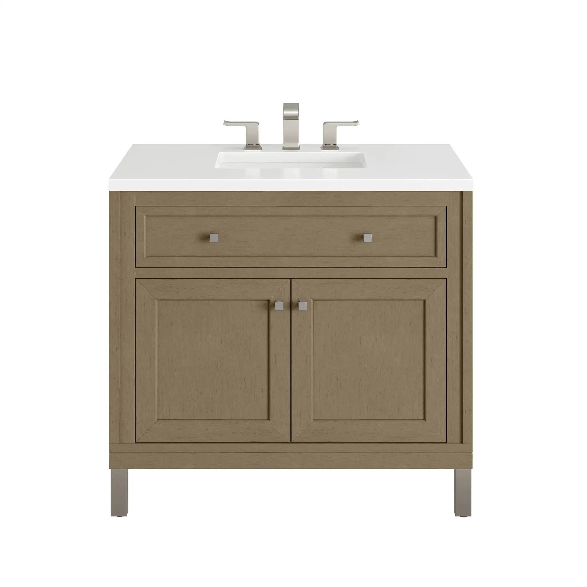 James Martin Chicago 36" Single Vanity Set - Walnut Whisper by James Martin Vanities