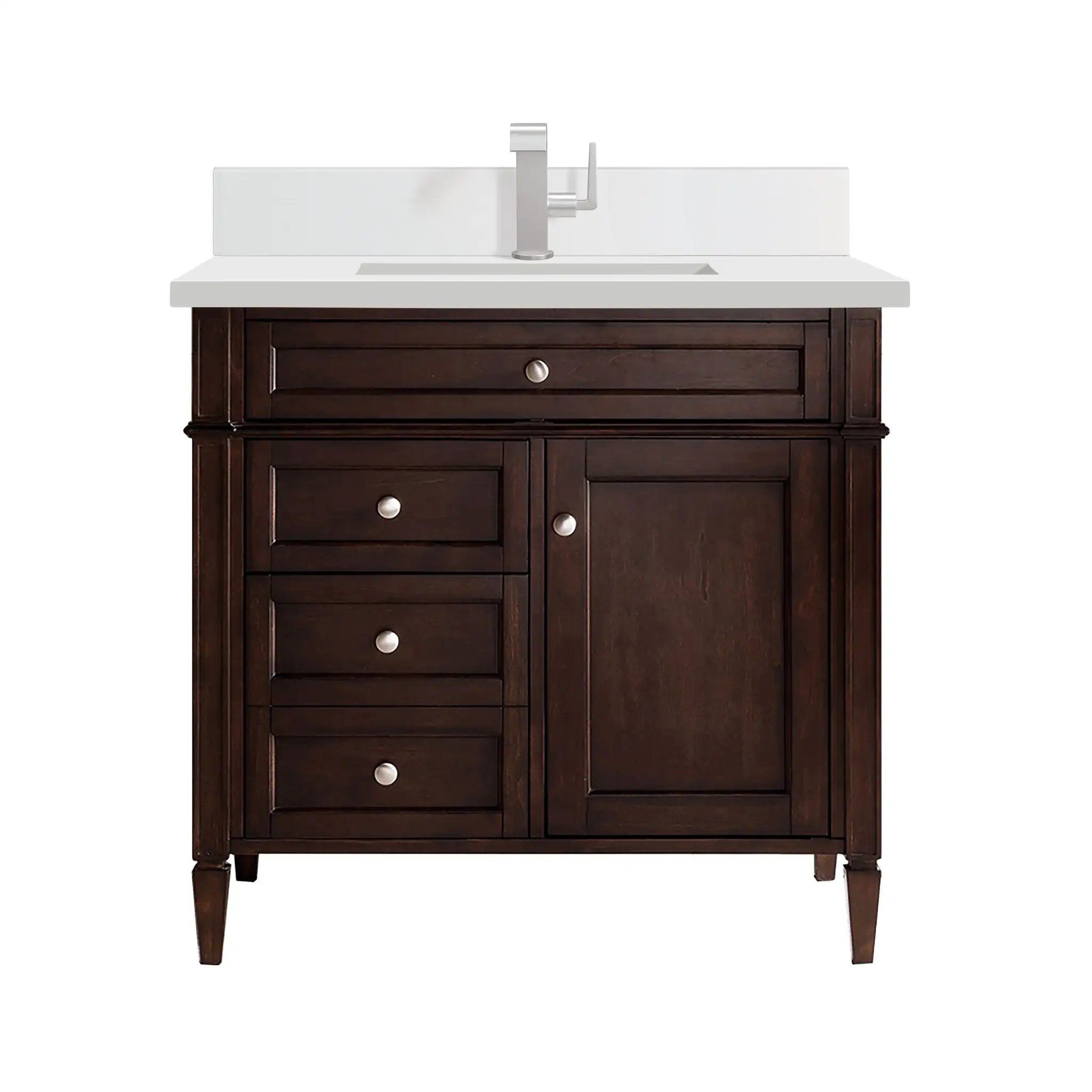James Martin Brittany 36" Single Vanity Set - Burnished Mahogany by James Martin Vanities