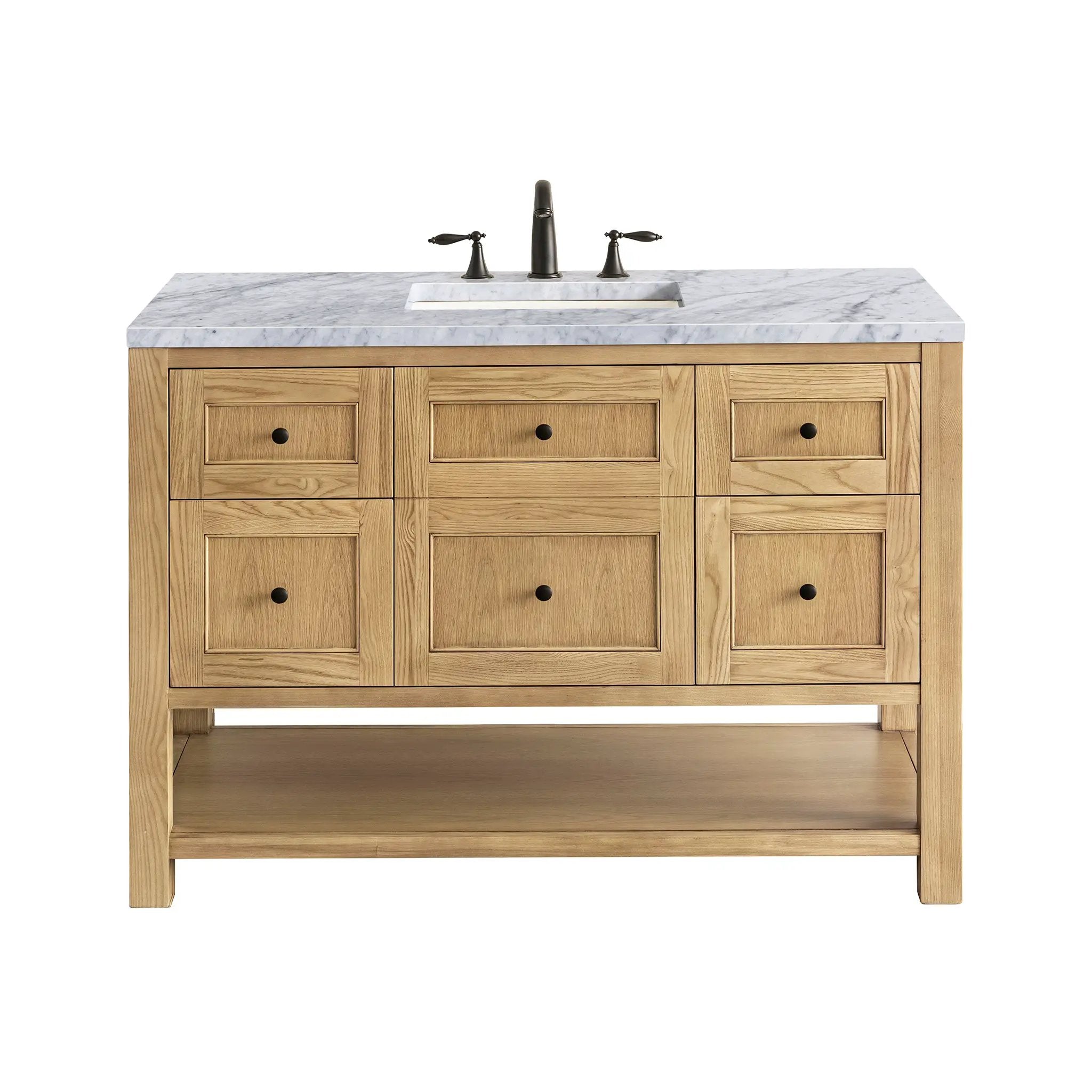 James Martin Breckenridge 48" Single Vanity Set - Light Natural Oak by James Martin Vanities