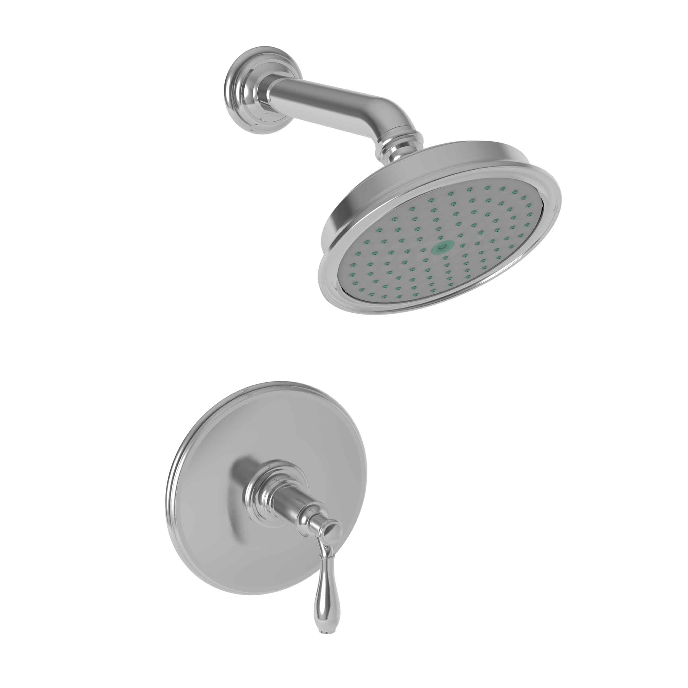 polished chrome shower trim set