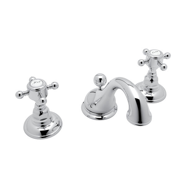 polished chrome bathroom faucet