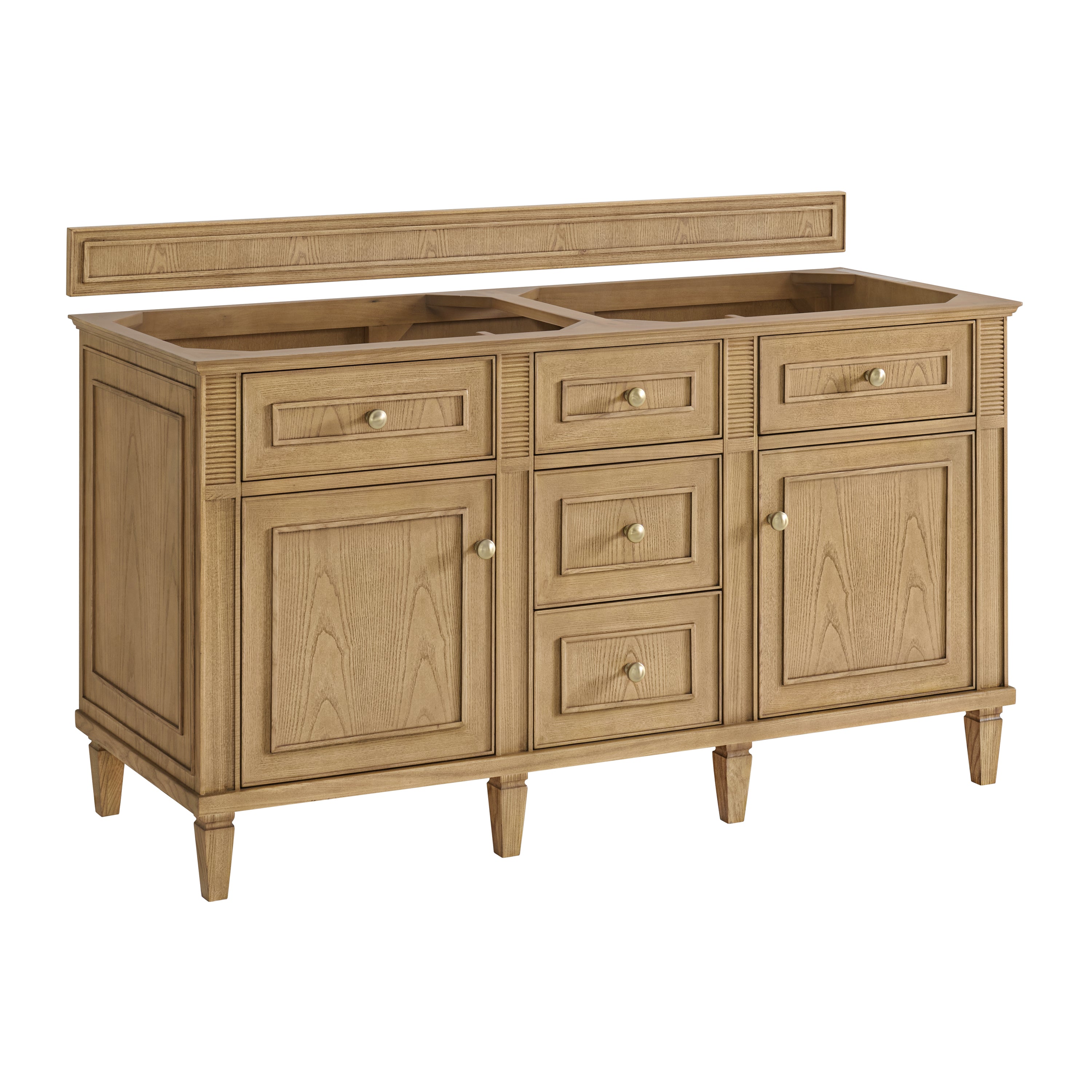 light natural oak vanity