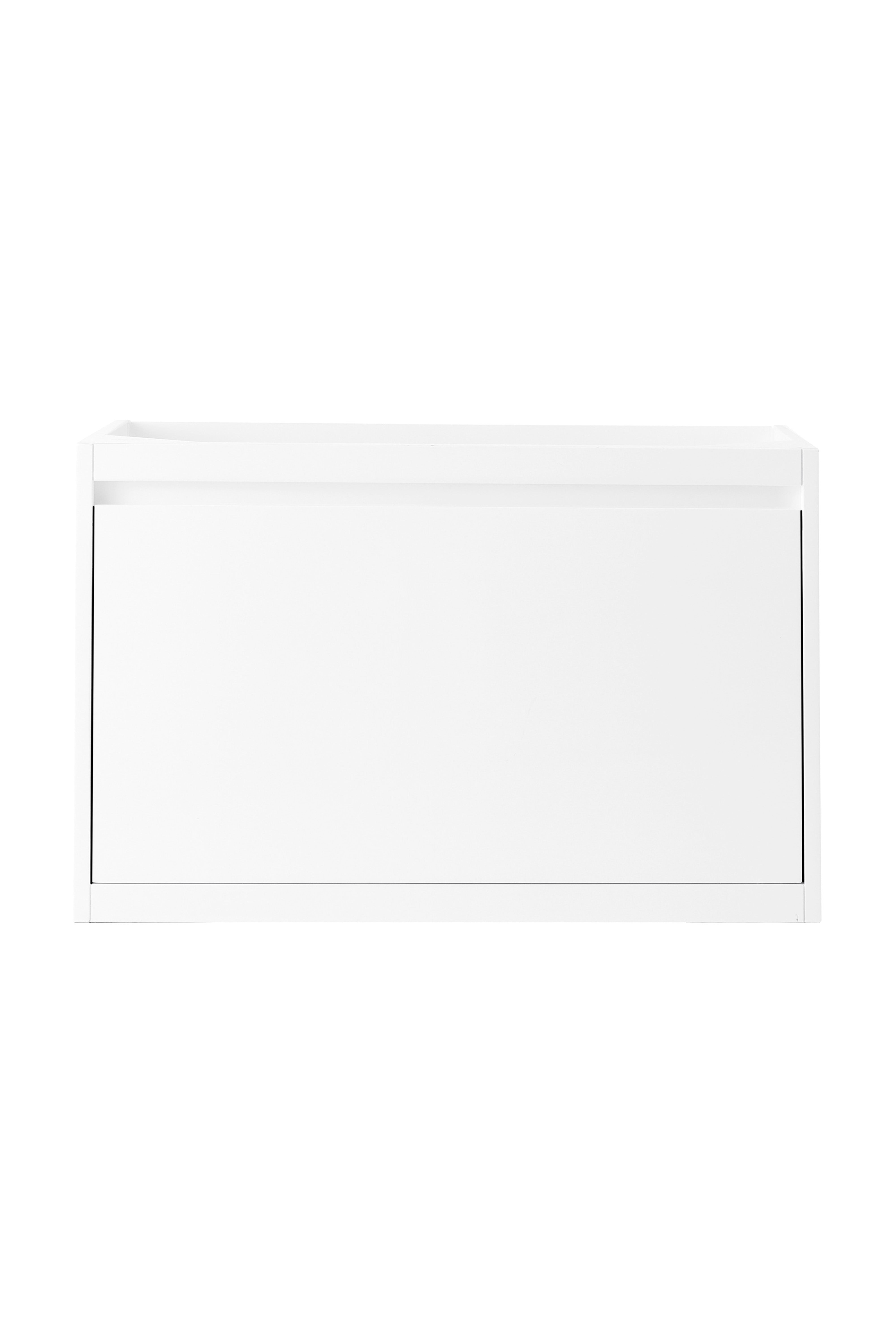 glossy white Vanity