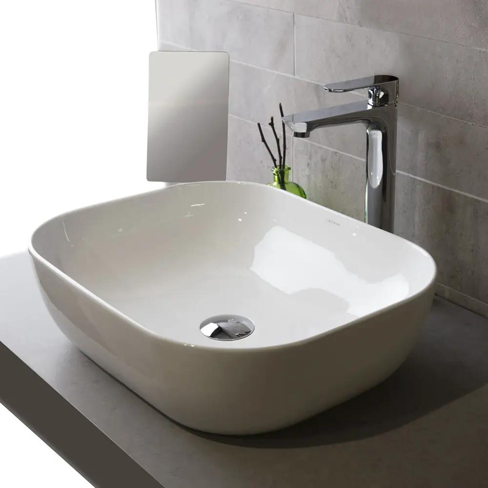 polished chrome faucet