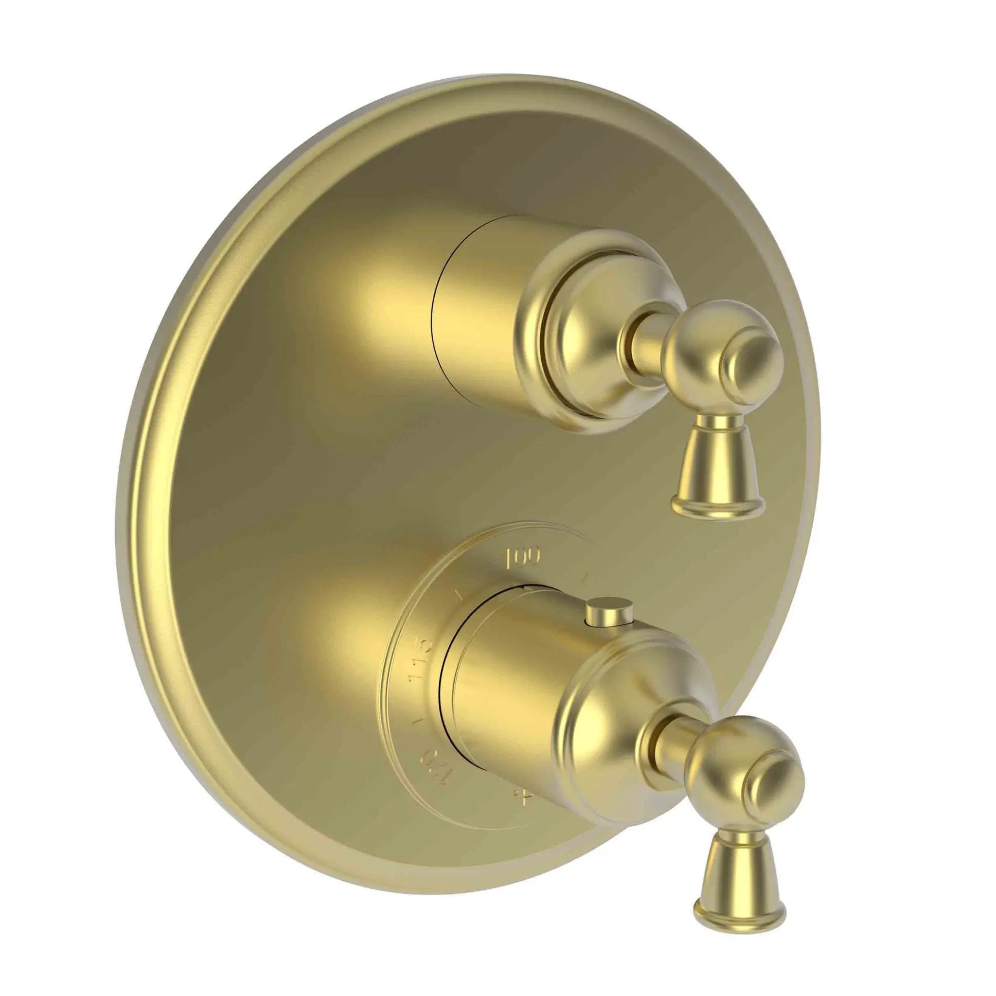 Newport Brass Aylesbury 1/2" Round Thermostatic Trim Plate with Handle by Newport Brass