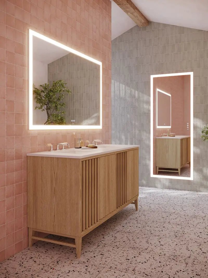bathroom mirror
