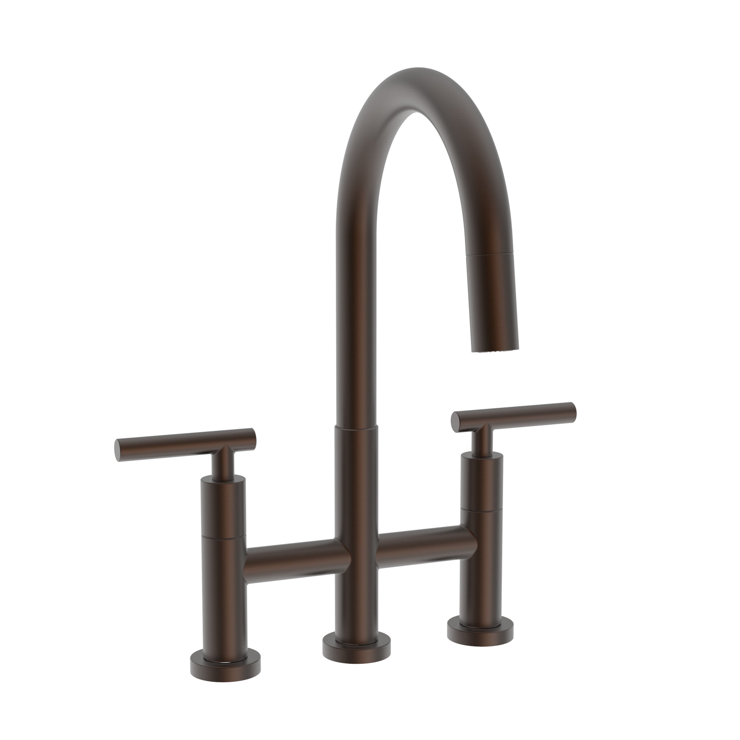 Newport Brass East Linear Kitchen Bridge Pull-Down Faucet