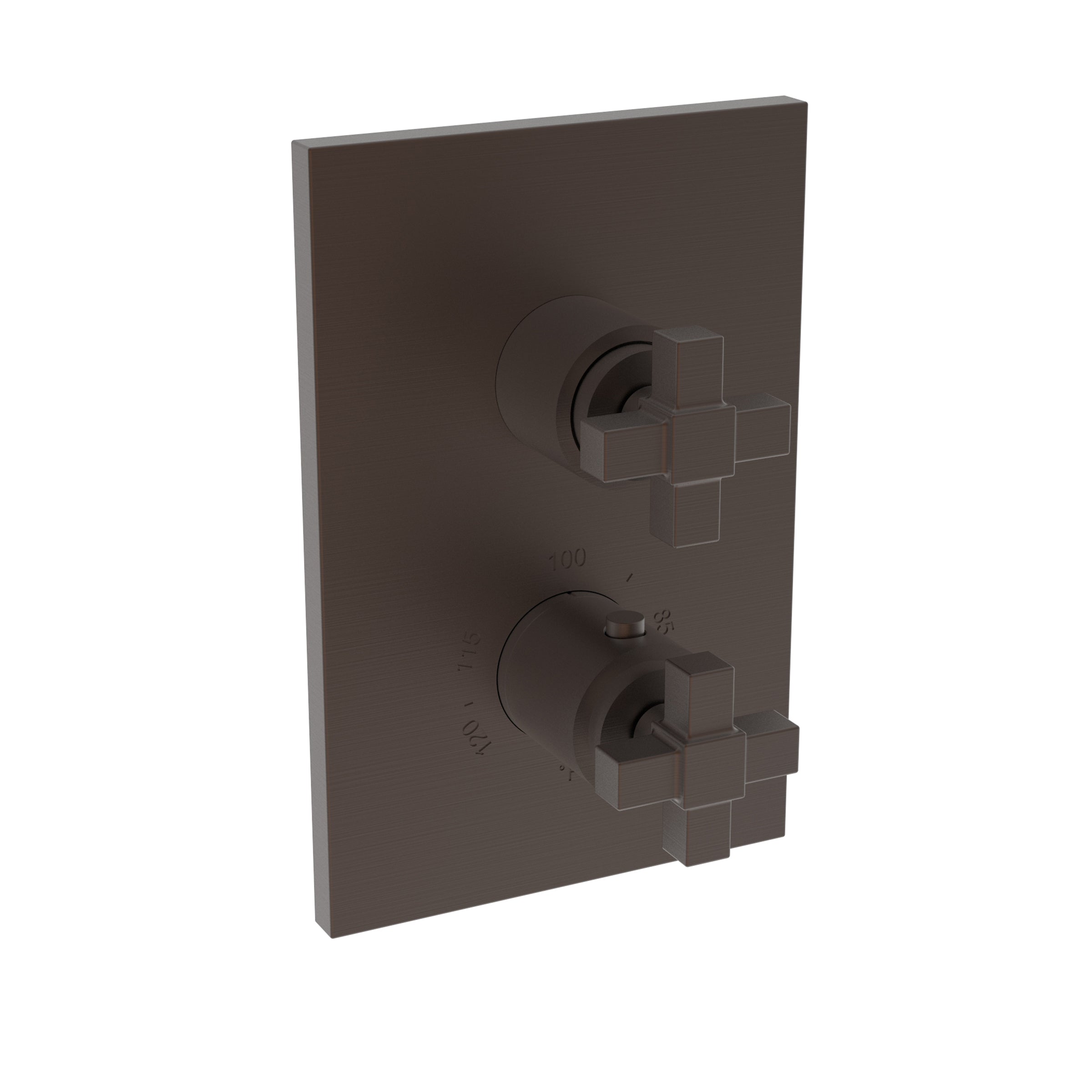 Newport Brass Malvina 1/2" Square Thermostatic Trim Plate with Handle