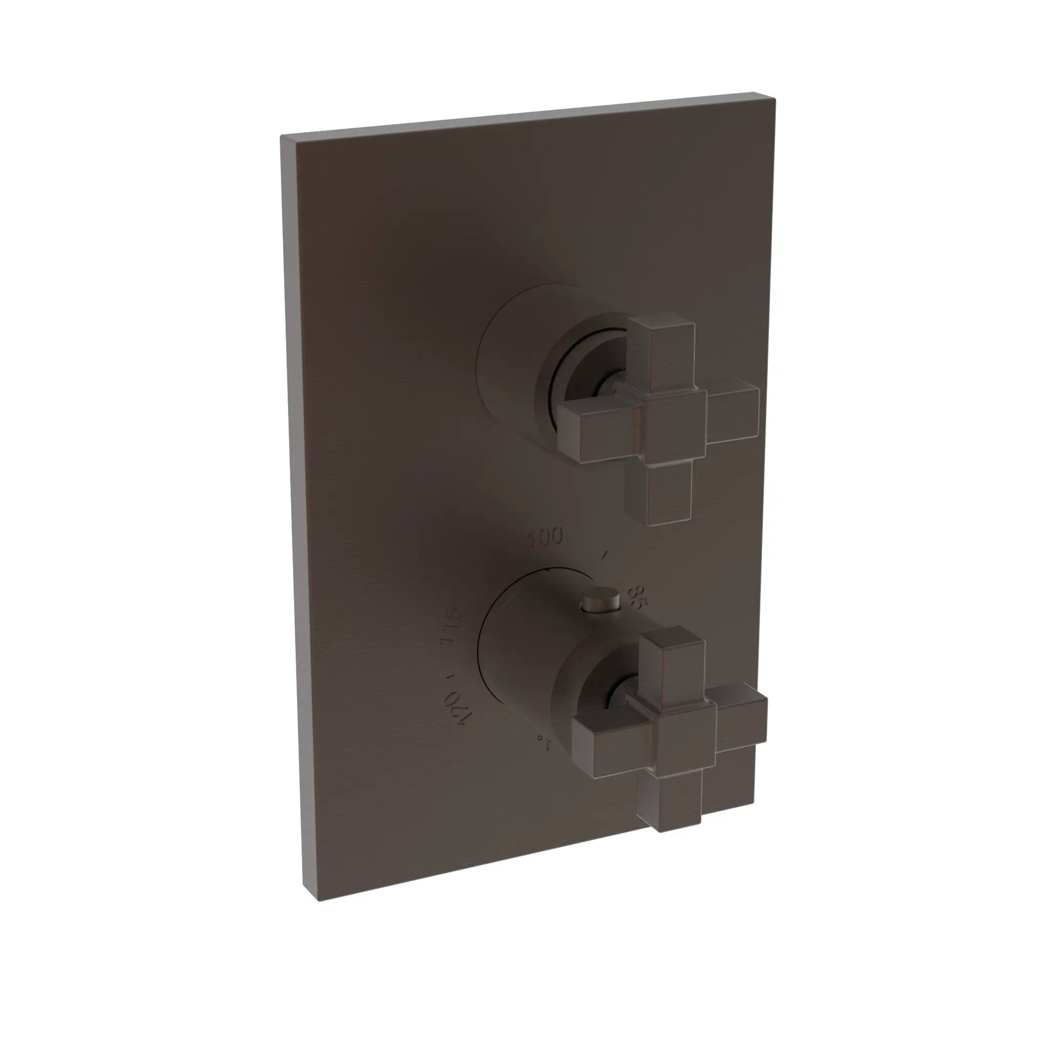 Newport Brass Malvina 1/2" Square Thermostatic Trim Plate with Handle by Newport Brass