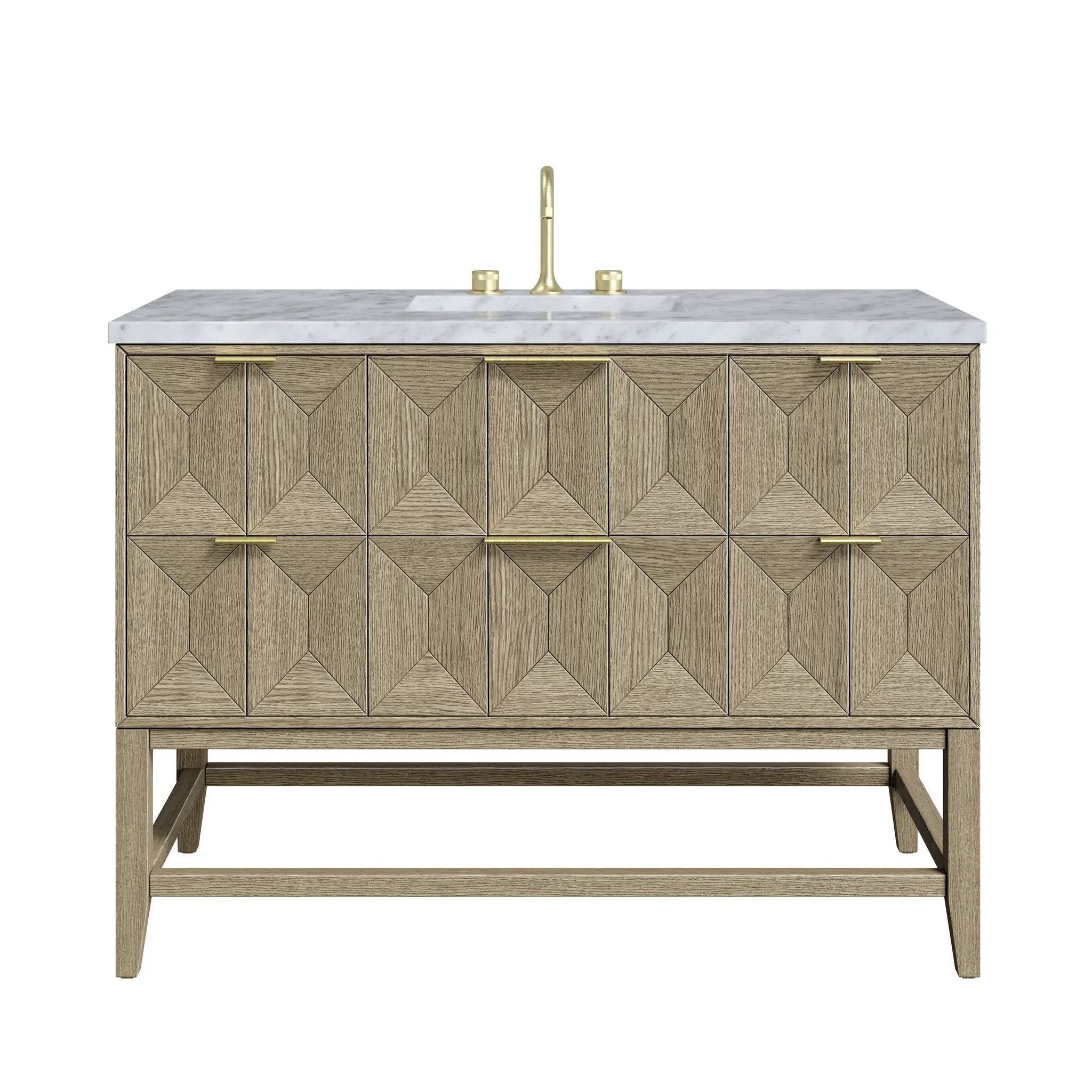 James Martin Emmeline 48" Single Vanity Set - Pebble Oak by James Martin Vanities