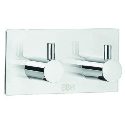 Smedbo Beslagsboden Design Double Towel hook Self-adhesive