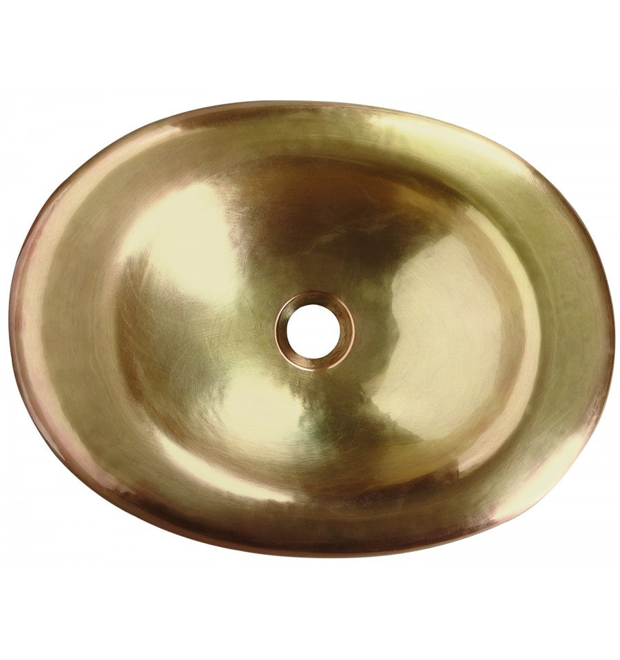 antique satin gold smooth sink