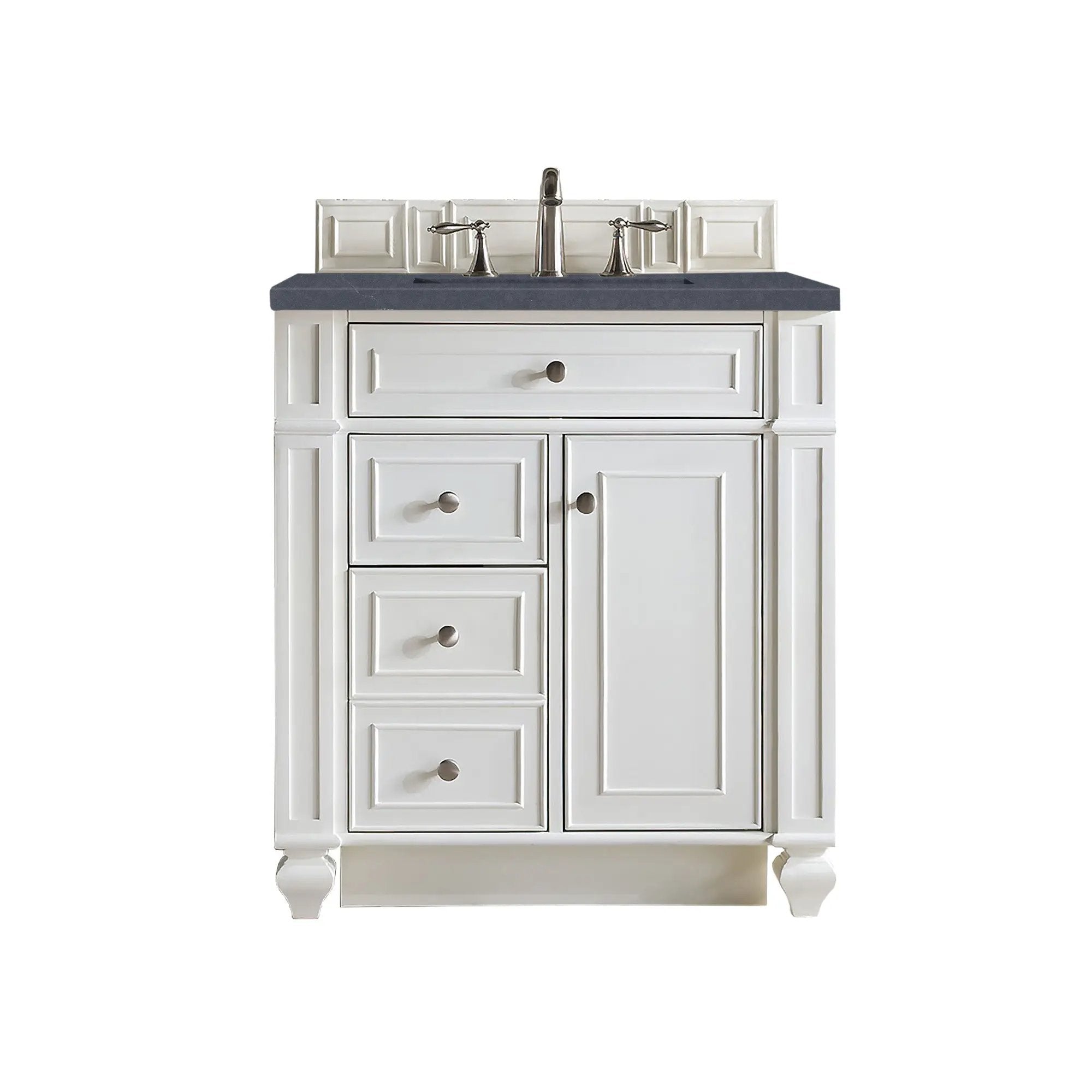James Martin Bristol 30" Single Vanity Set - Bright White by James Martin Vanities