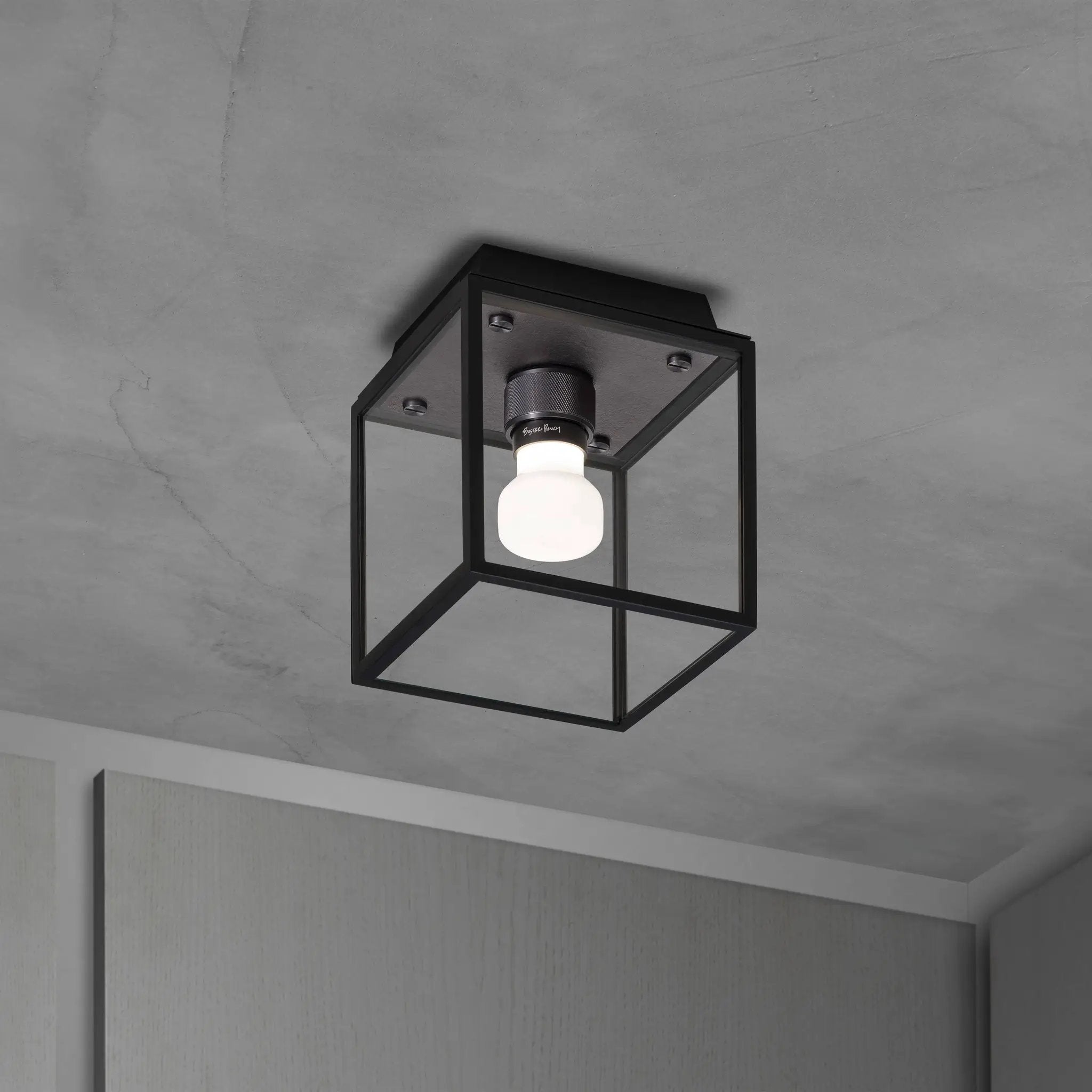 Buster + Punch Caged Wet Ceiling Light Small by Buster + Punch