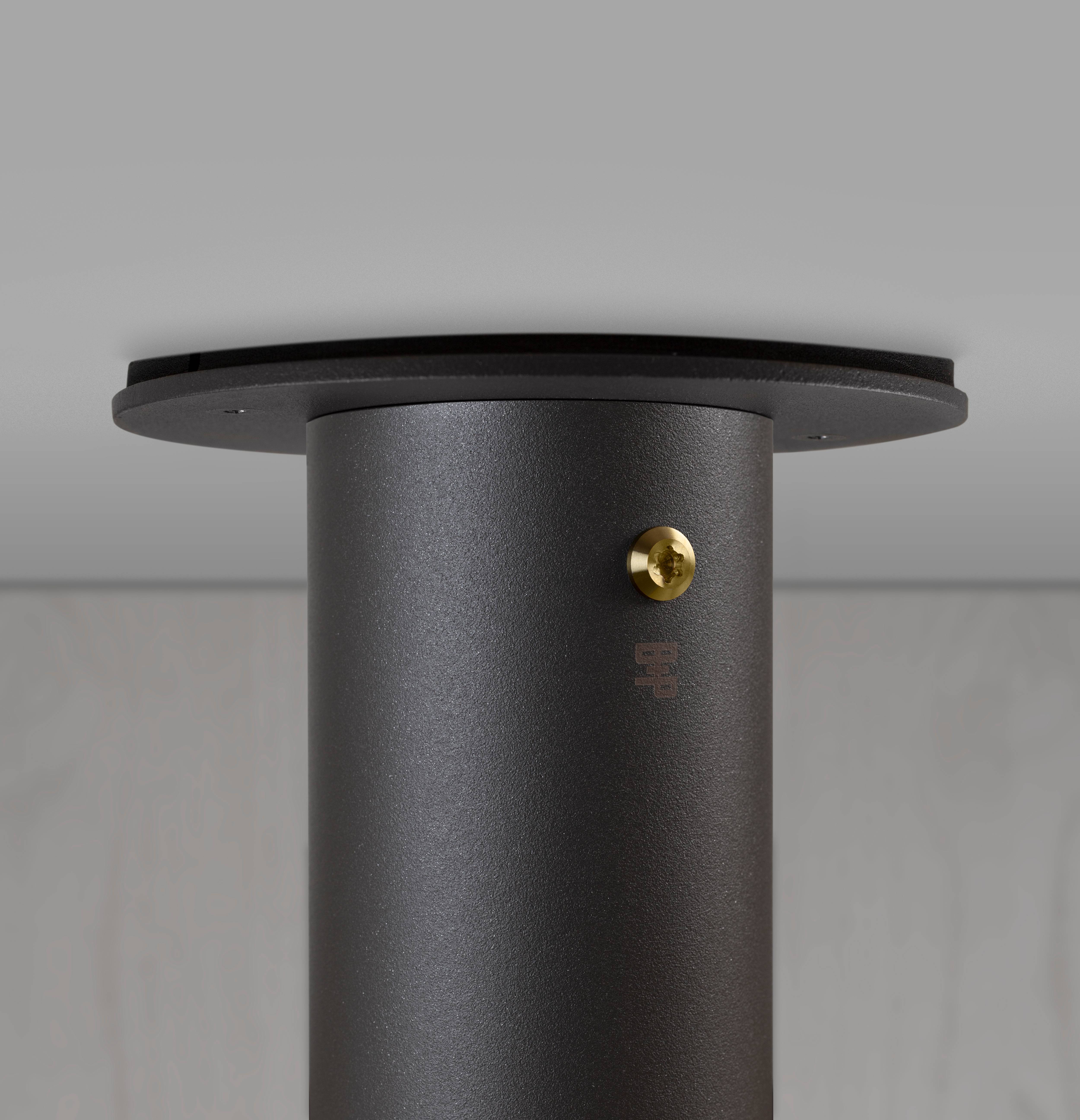 Graphite/Brass Linear Light