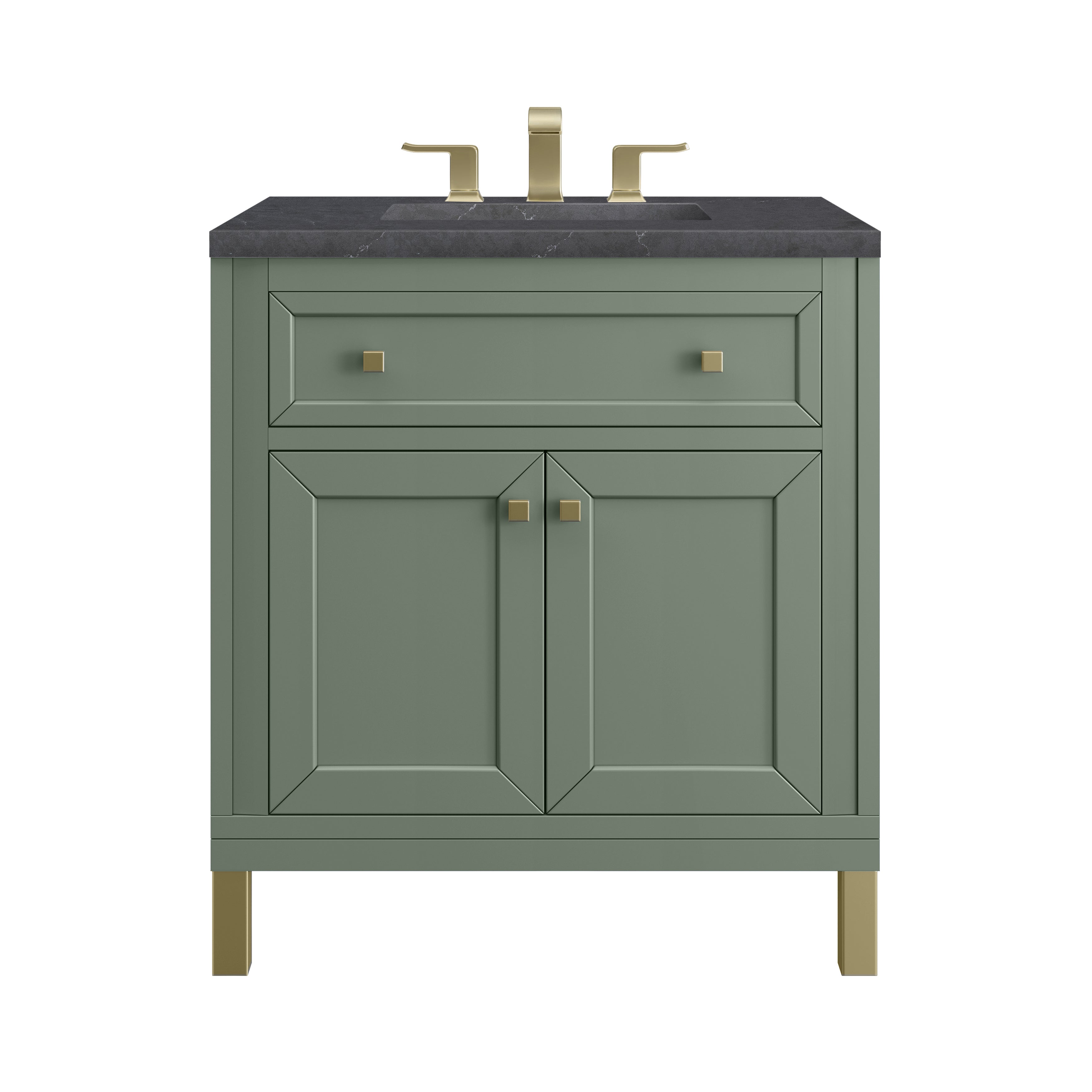 James Martin Vanities Chicago 30" Single Vanity - Smokey Celadon