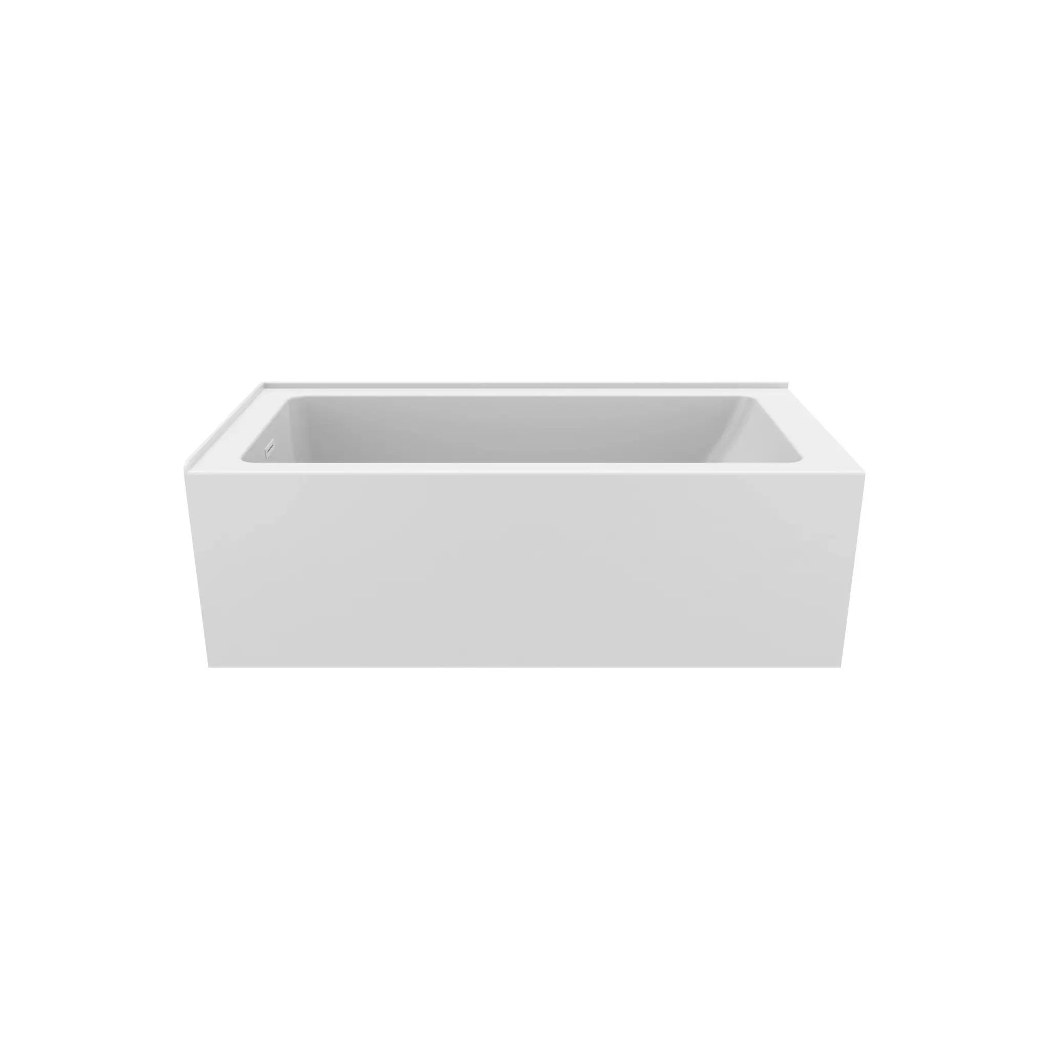 white bathtub