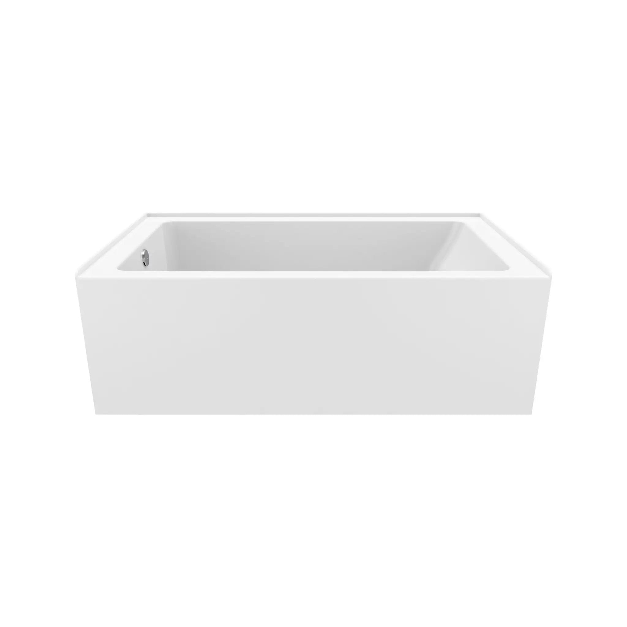 white bathtub