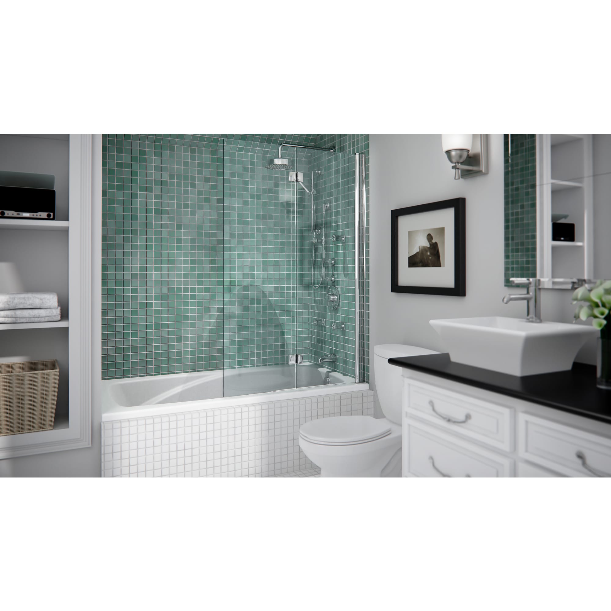 white bathtub
