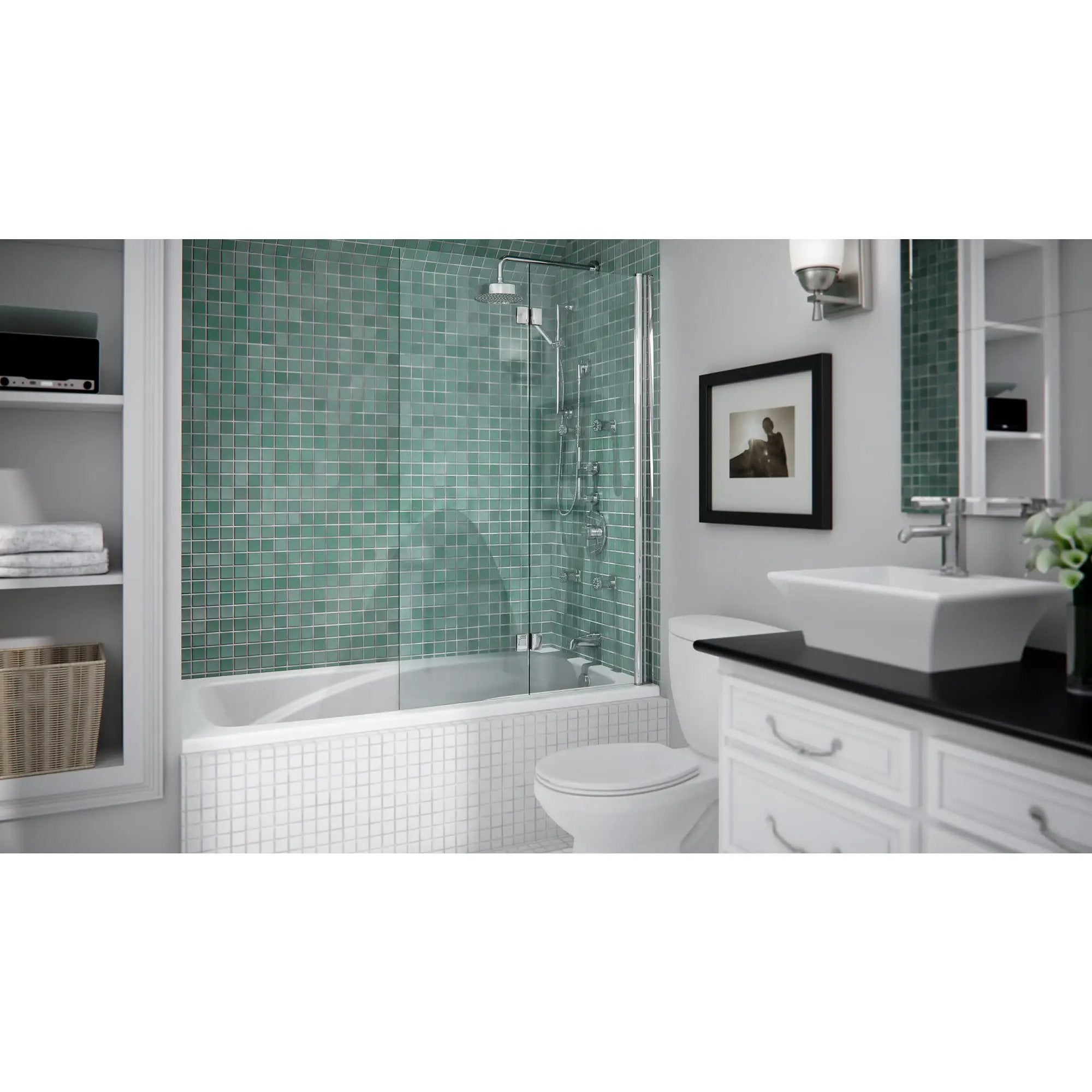 white bathtub