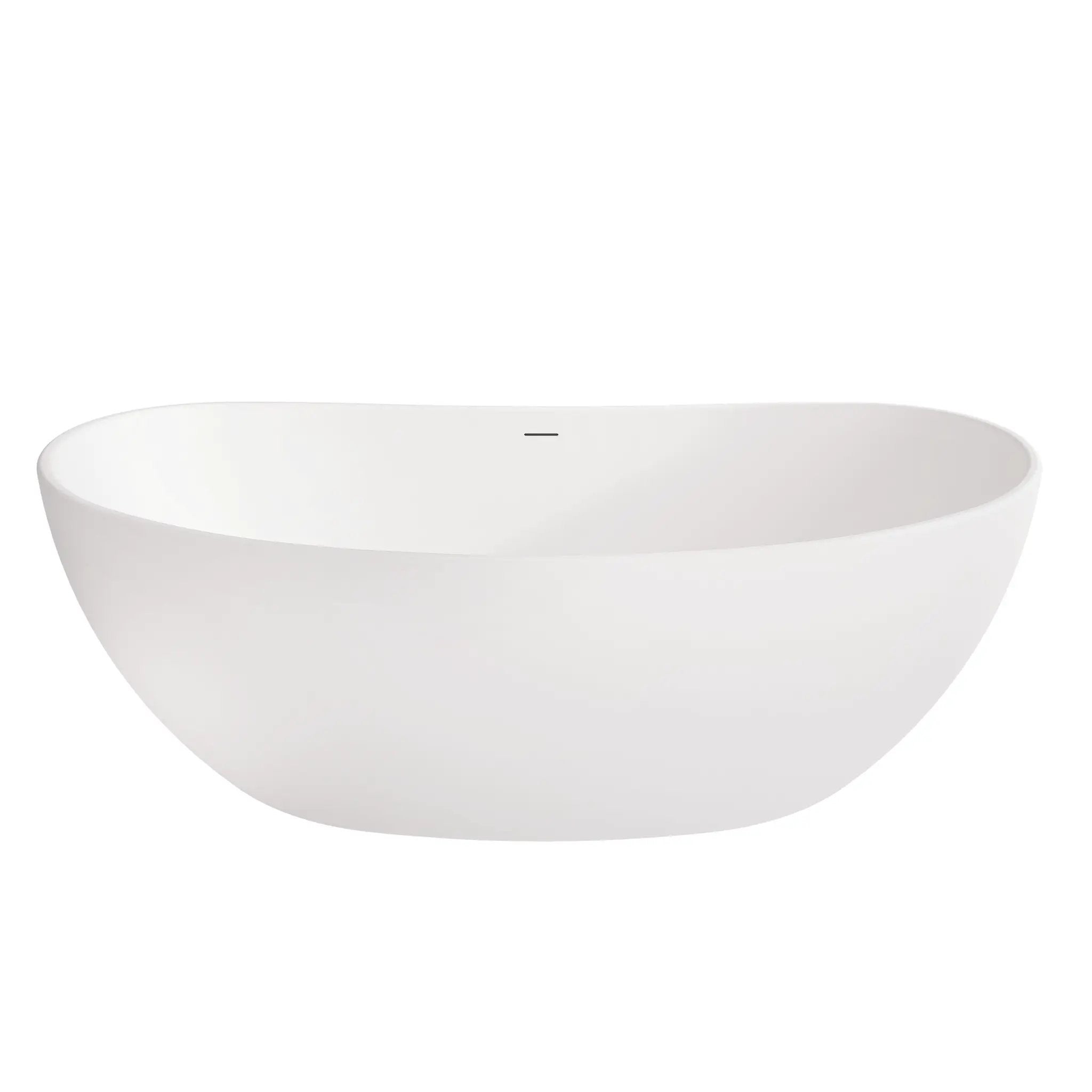 matte white bathtub