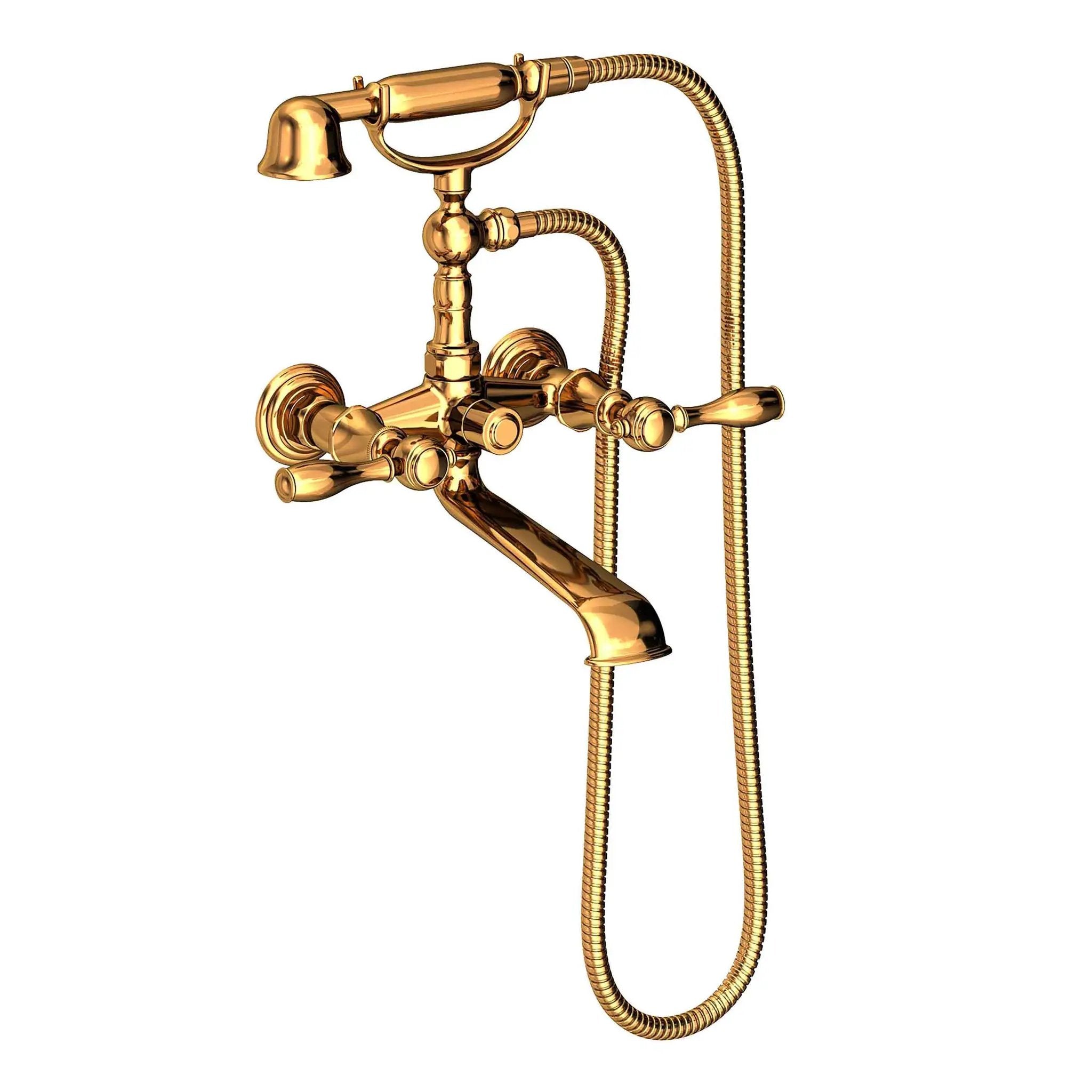 Newport Brass Victoria Exposed Tub & Hand Shower Set - Wall Mount by Newport Brass