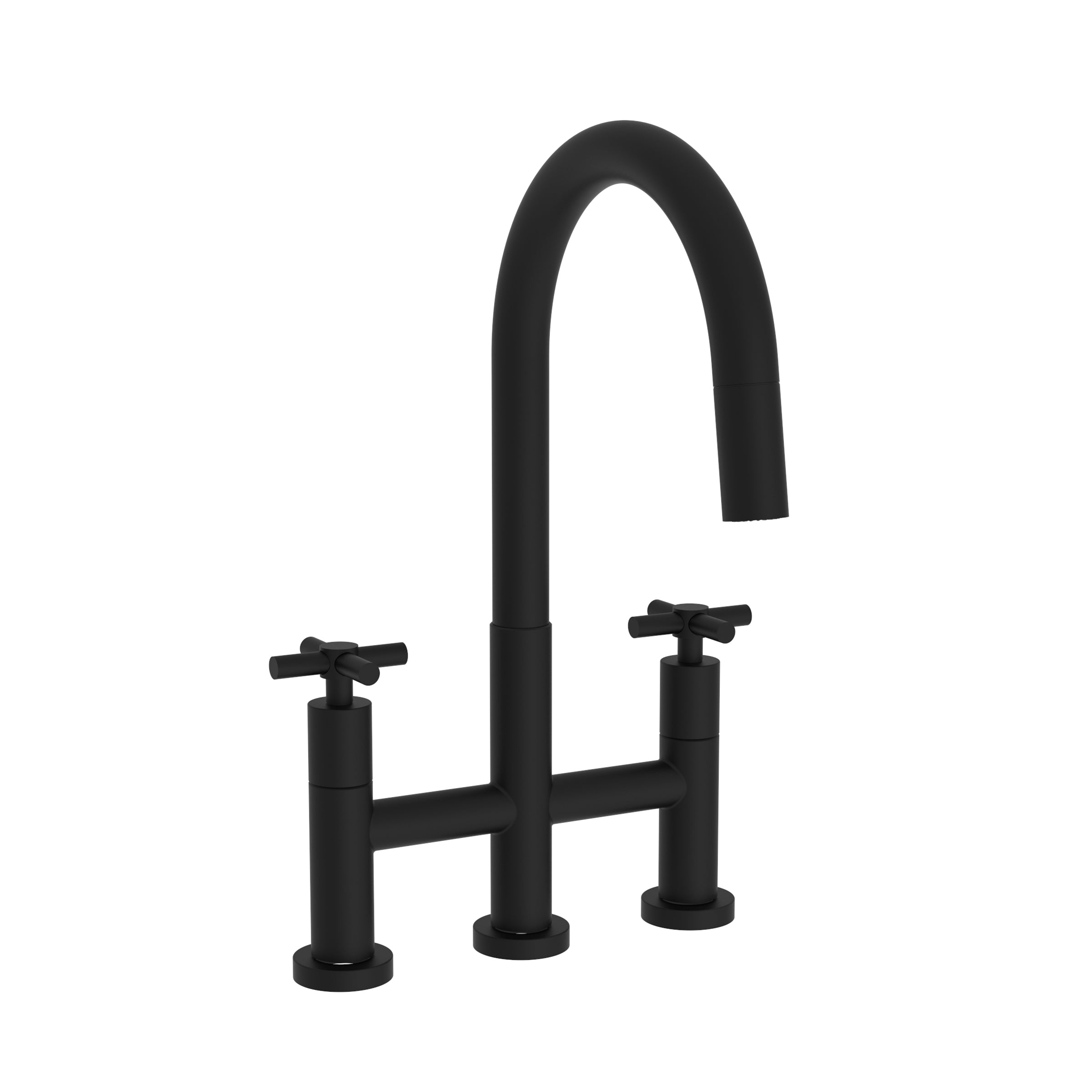 Newport Brass East Linear Kitchen Bridge Pull-Down Faucet