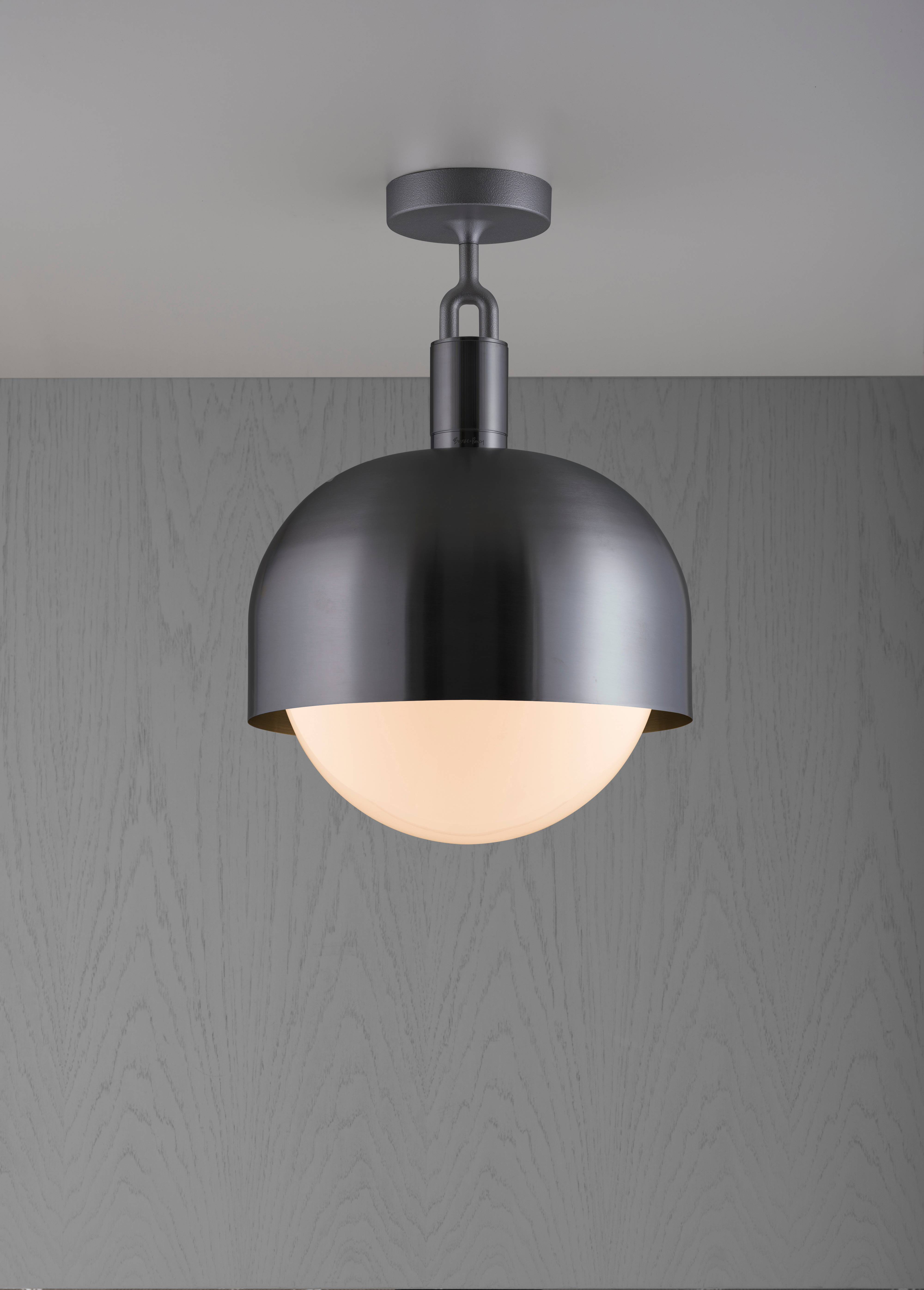 Buster + Punch Forked Ceiling Light Shade Opal Globe Large