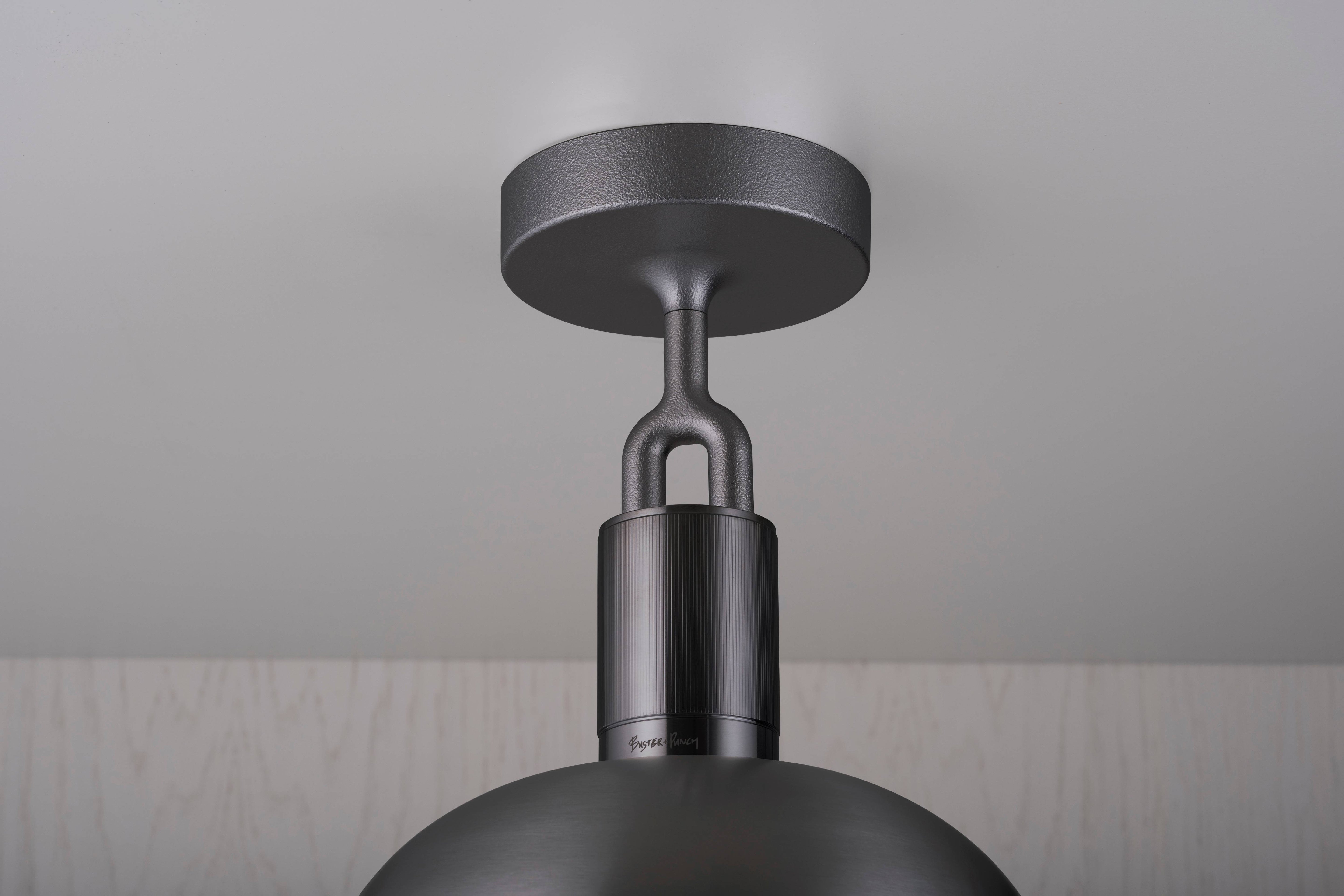Gun Metal Ceiling Light