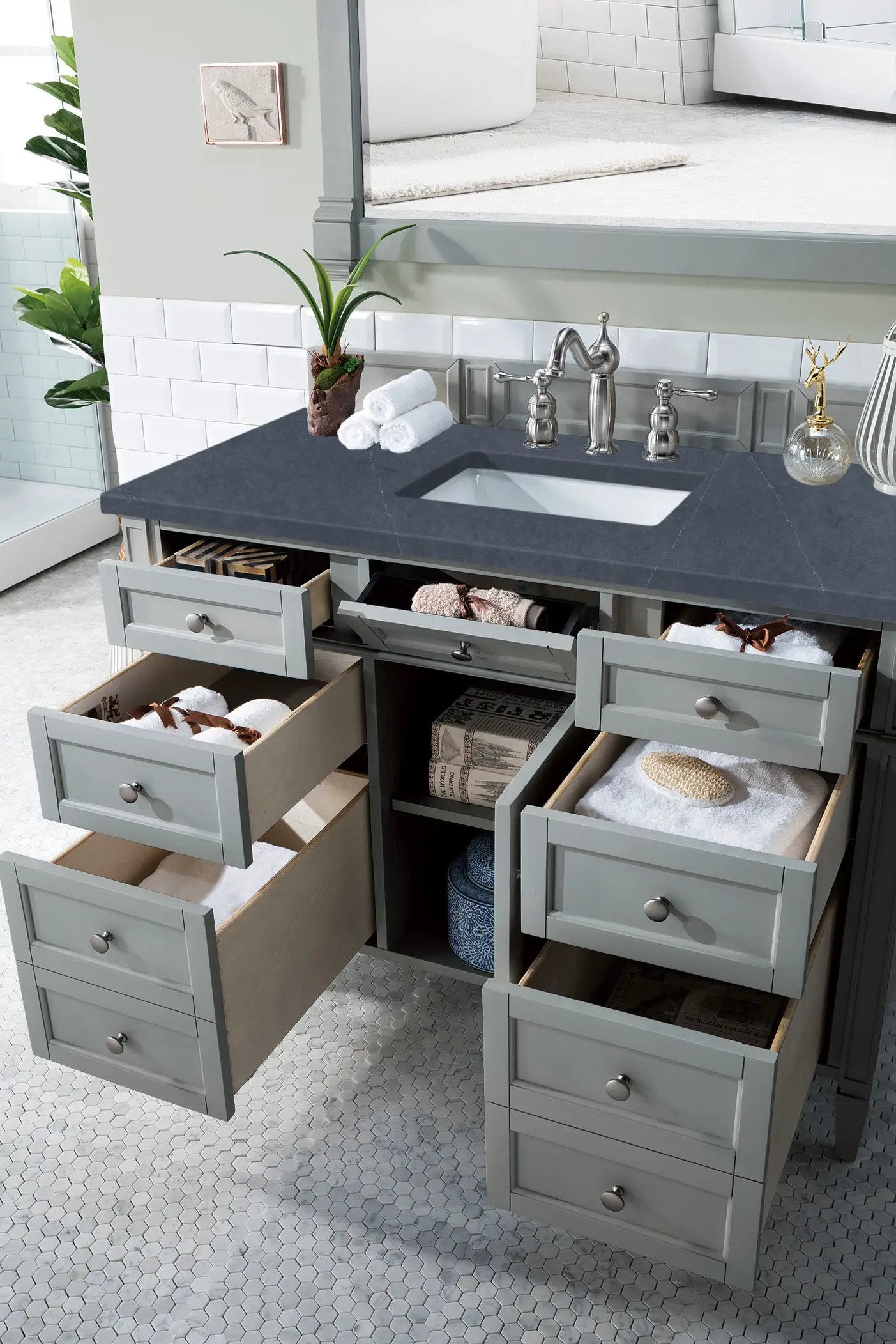 urban gray vanity