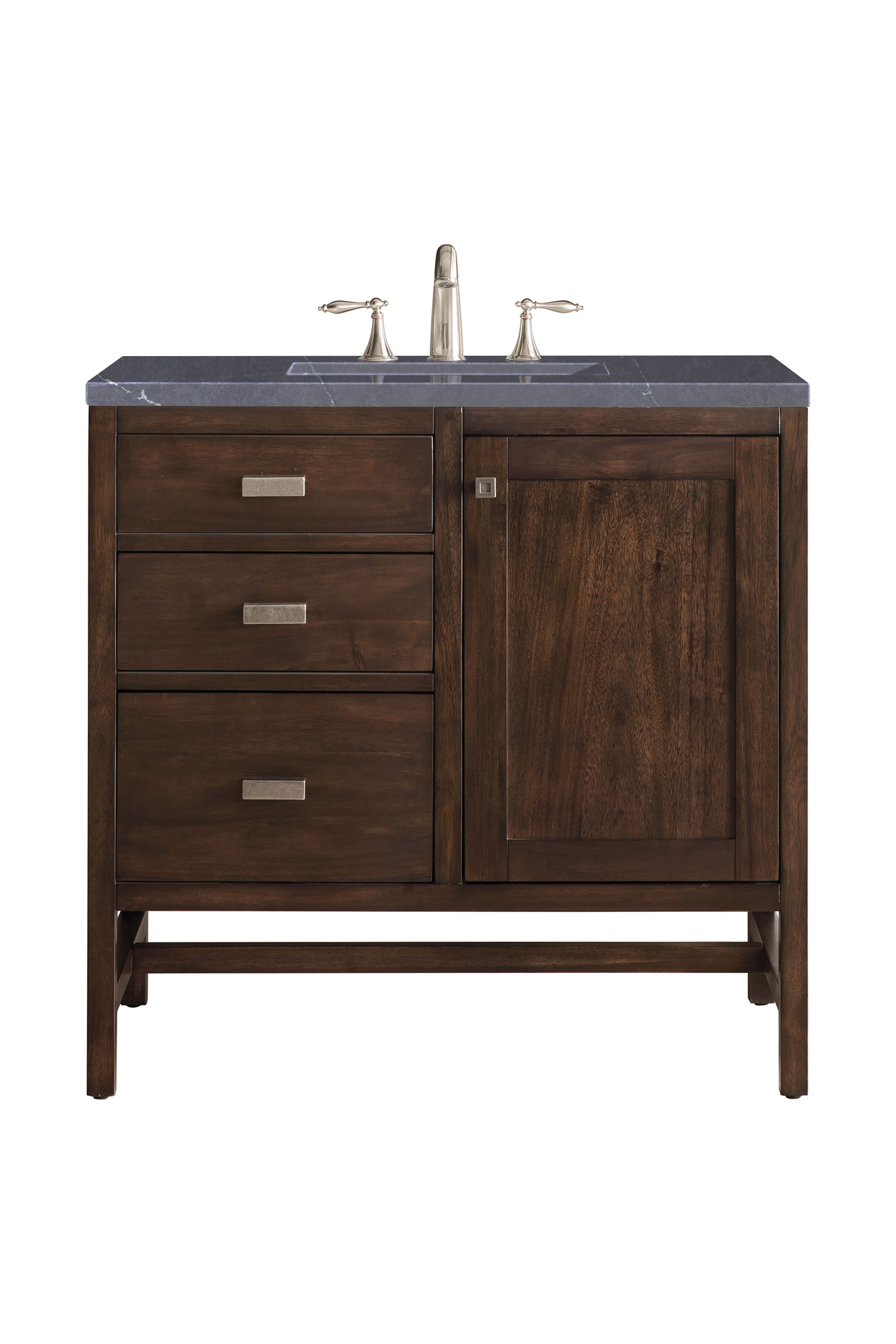 James Martin Vanities Addison 36" Single Vanity - Mid-Century Acacia