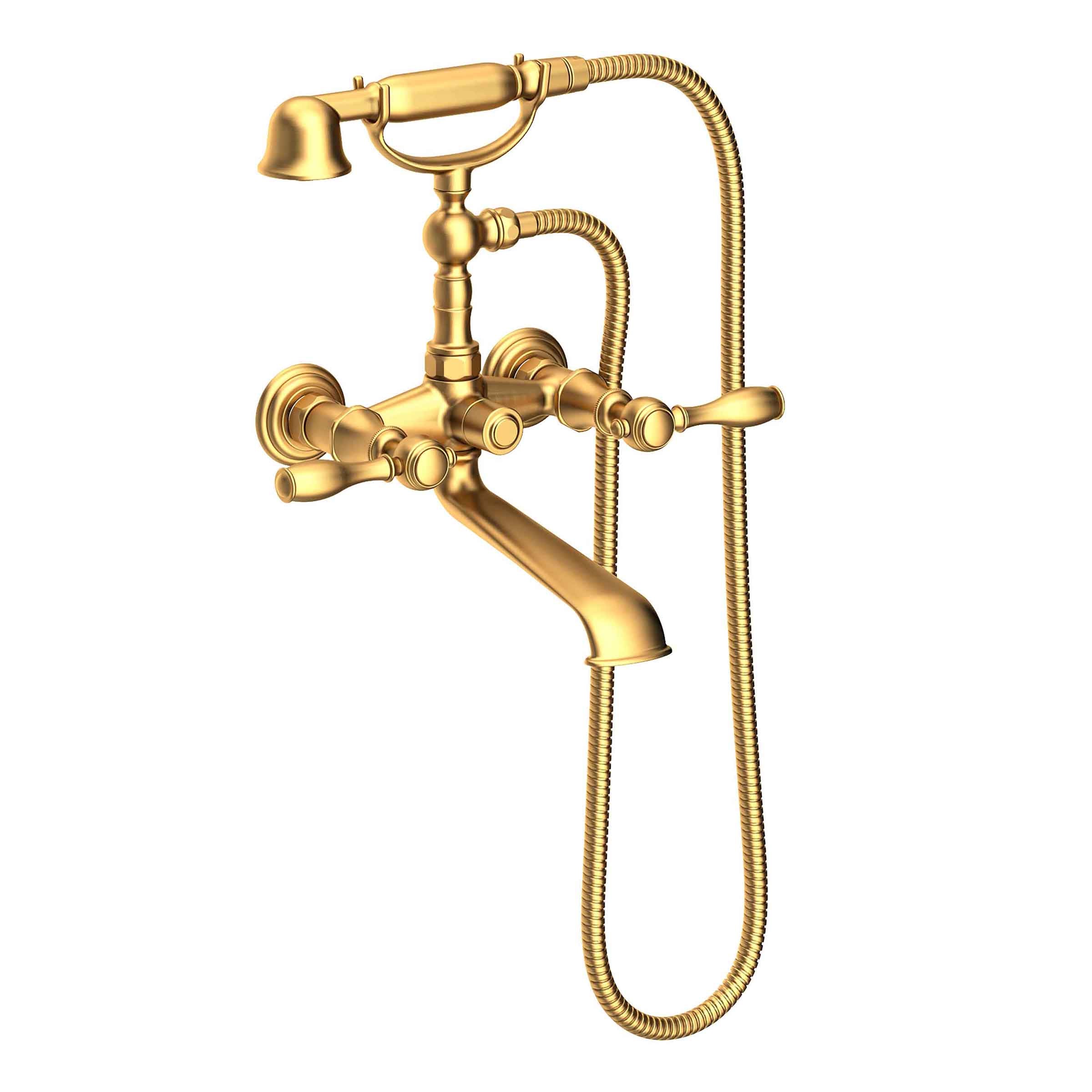 Newport Brass Victoria Exposed Tub & Hand Shower Set - Wall Mount