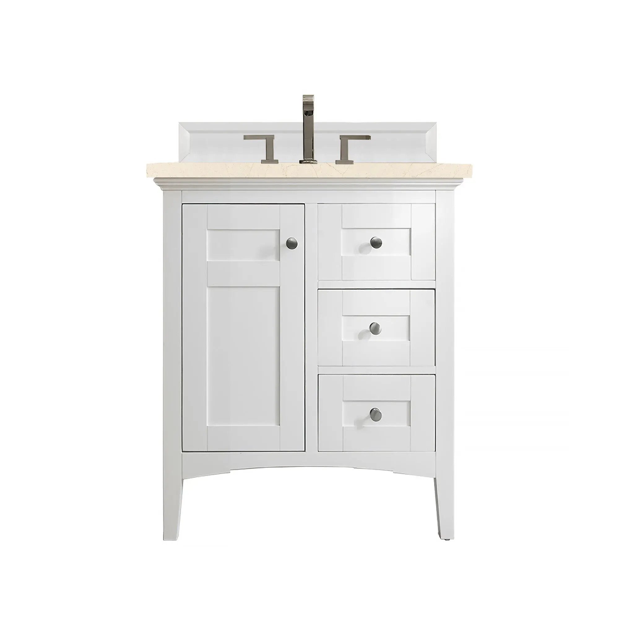 James Martin Palisades 30" Single Vanity Set - Bright White by James Martin Vanities