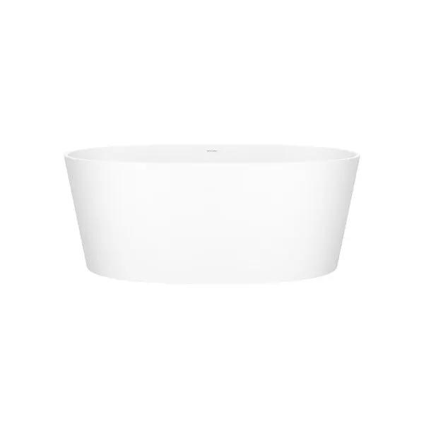 matte white bathtub
