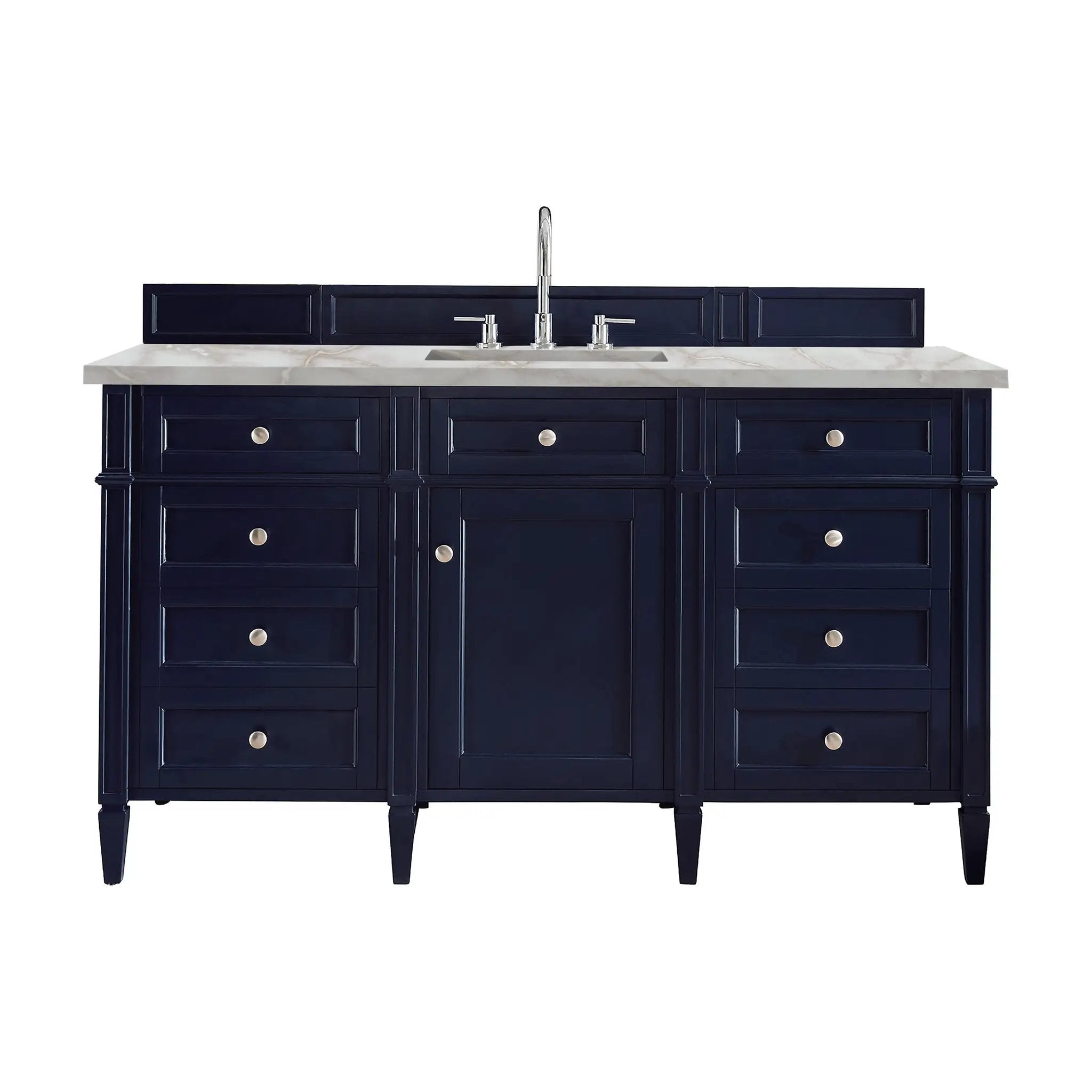 James Martin Brittany 60" Single Vanity Set - Victory Blue by James Martin Vanities