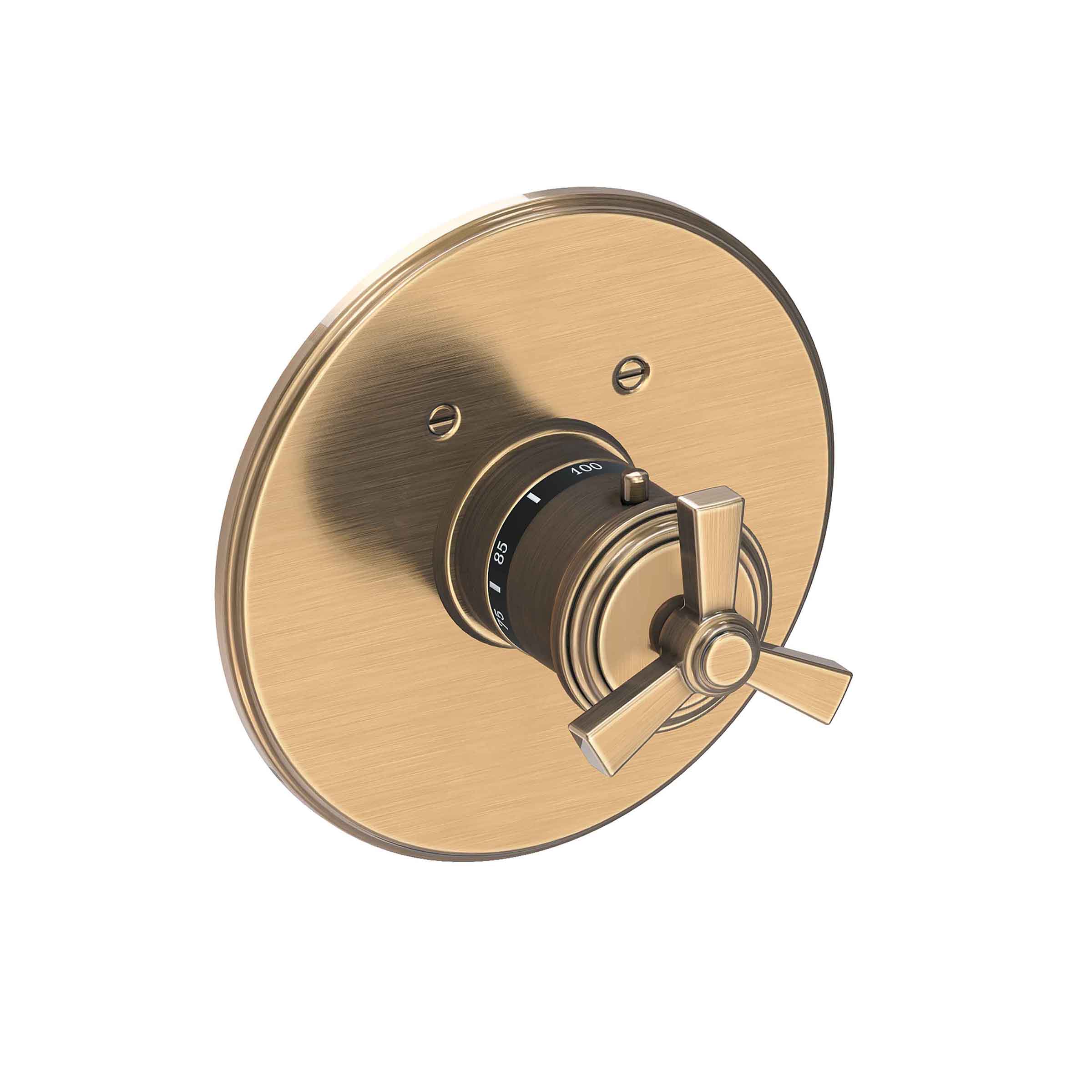 Newport Brass Miro 3/4" Round Thermostatic Trim Plate with Handle