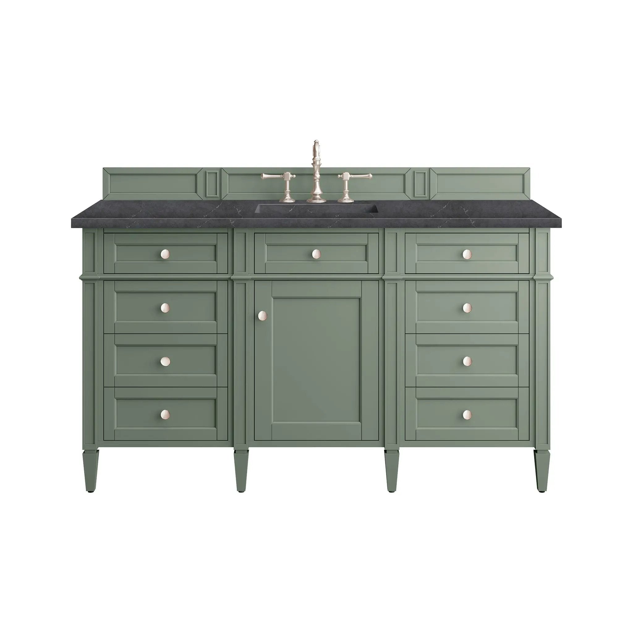 James Martin Brittany 60" Single Vanity Set - Smokey Celadon by James Martin Vanities