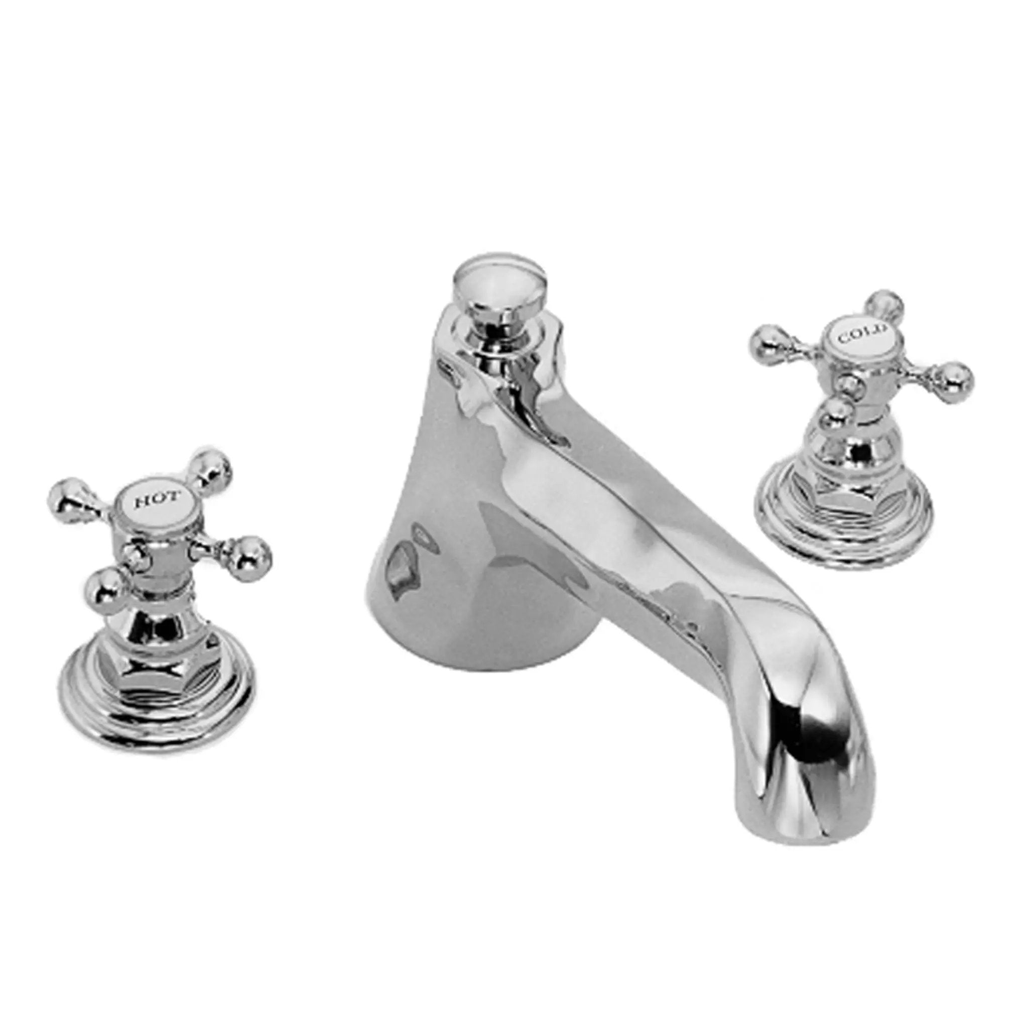 polished chrome tub faucet