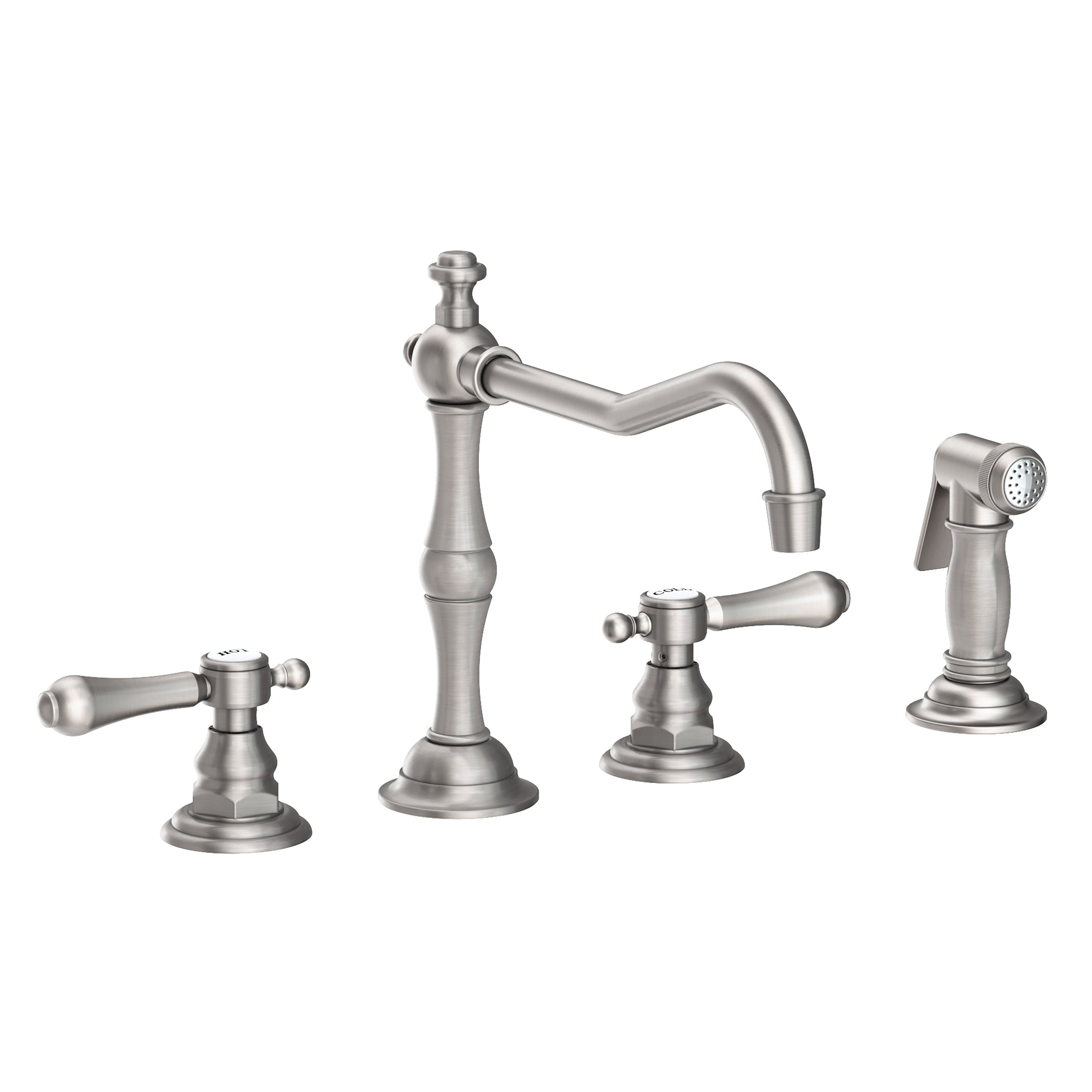 Newport Brass Chesterfield Kitchen Faucet with Side Spray