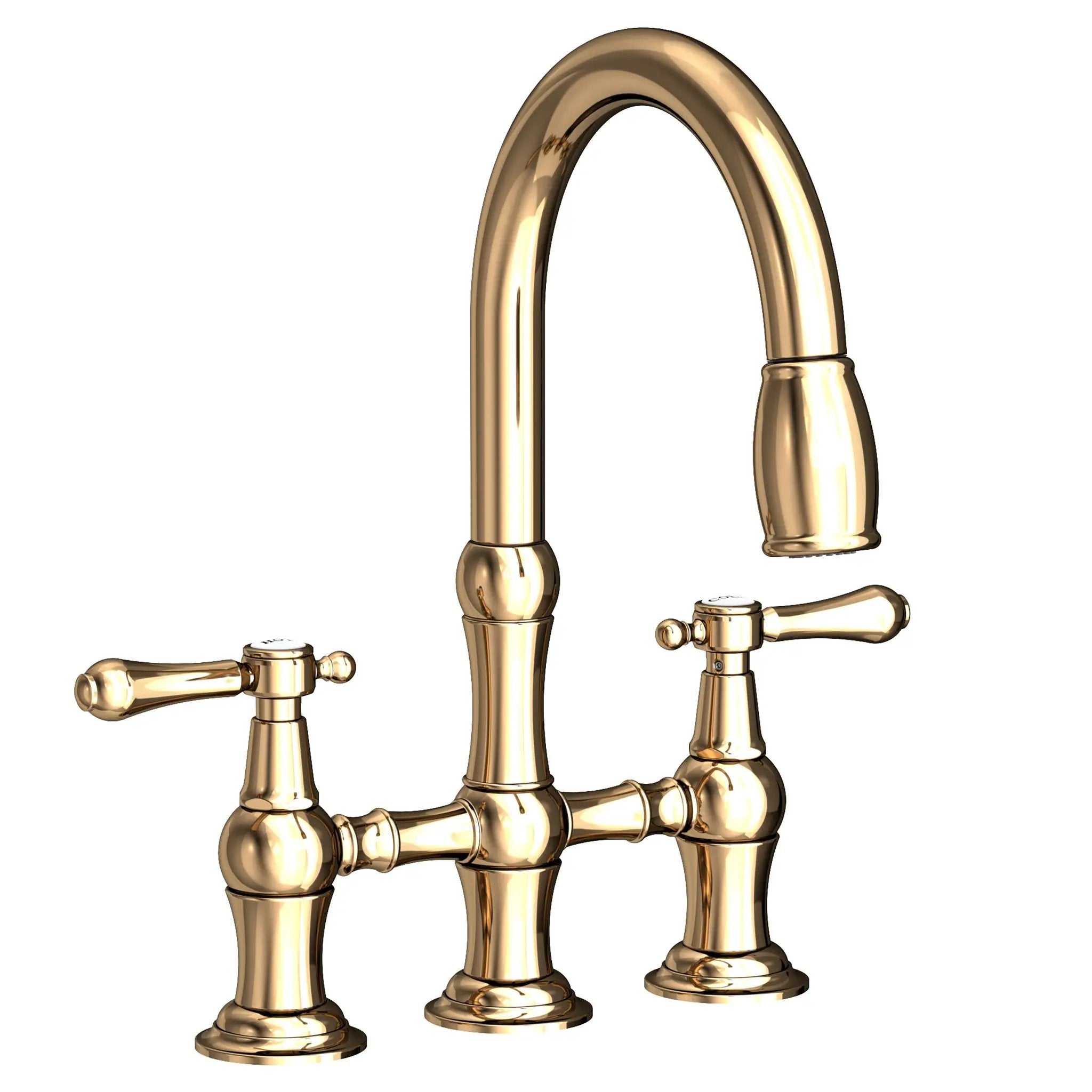Newport Brass Chesterfield Kitchen Bridge Pull-Down Faucet by Newport Brass